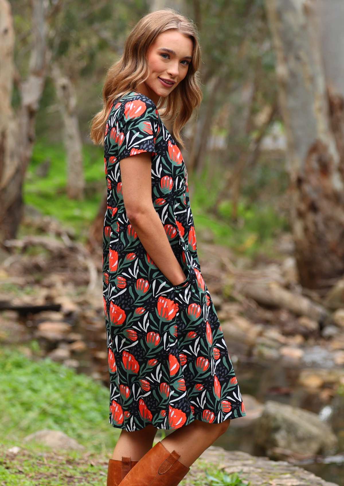 Etta Dress Botany - Ysert