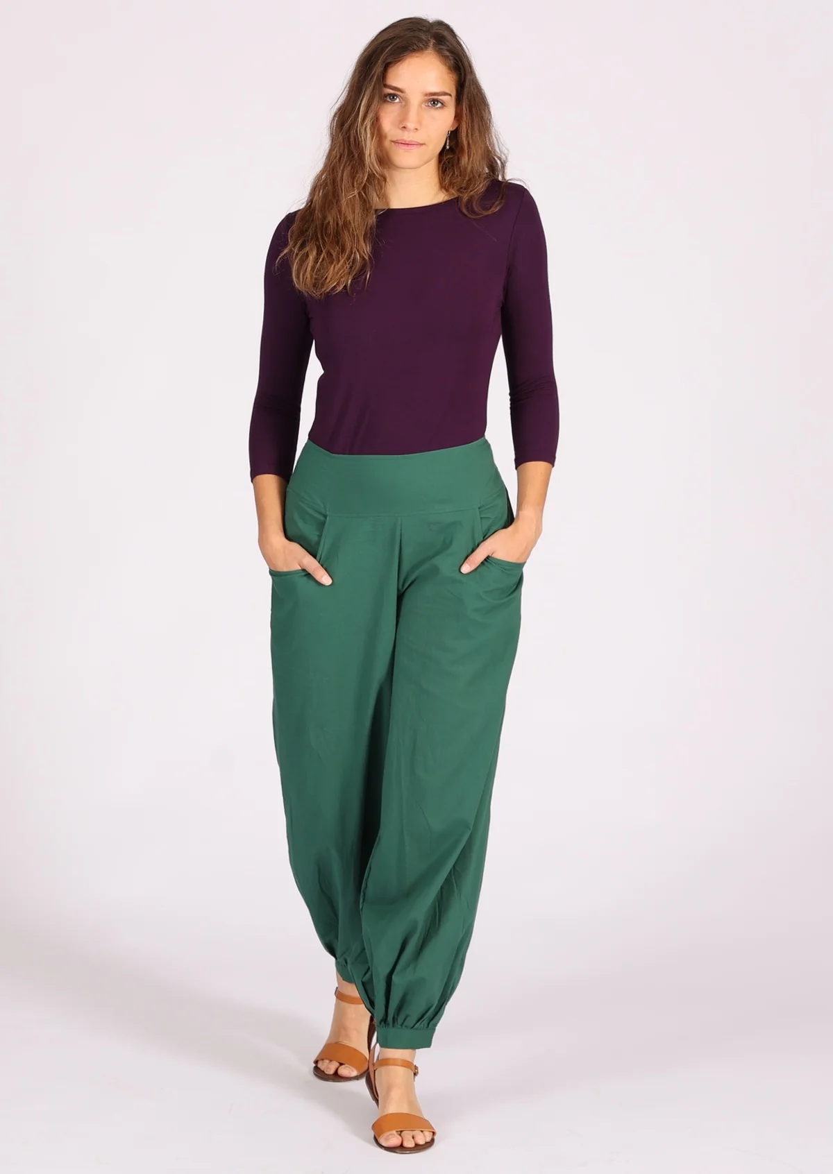 Acapulco Pants Hunter Green - Ysert