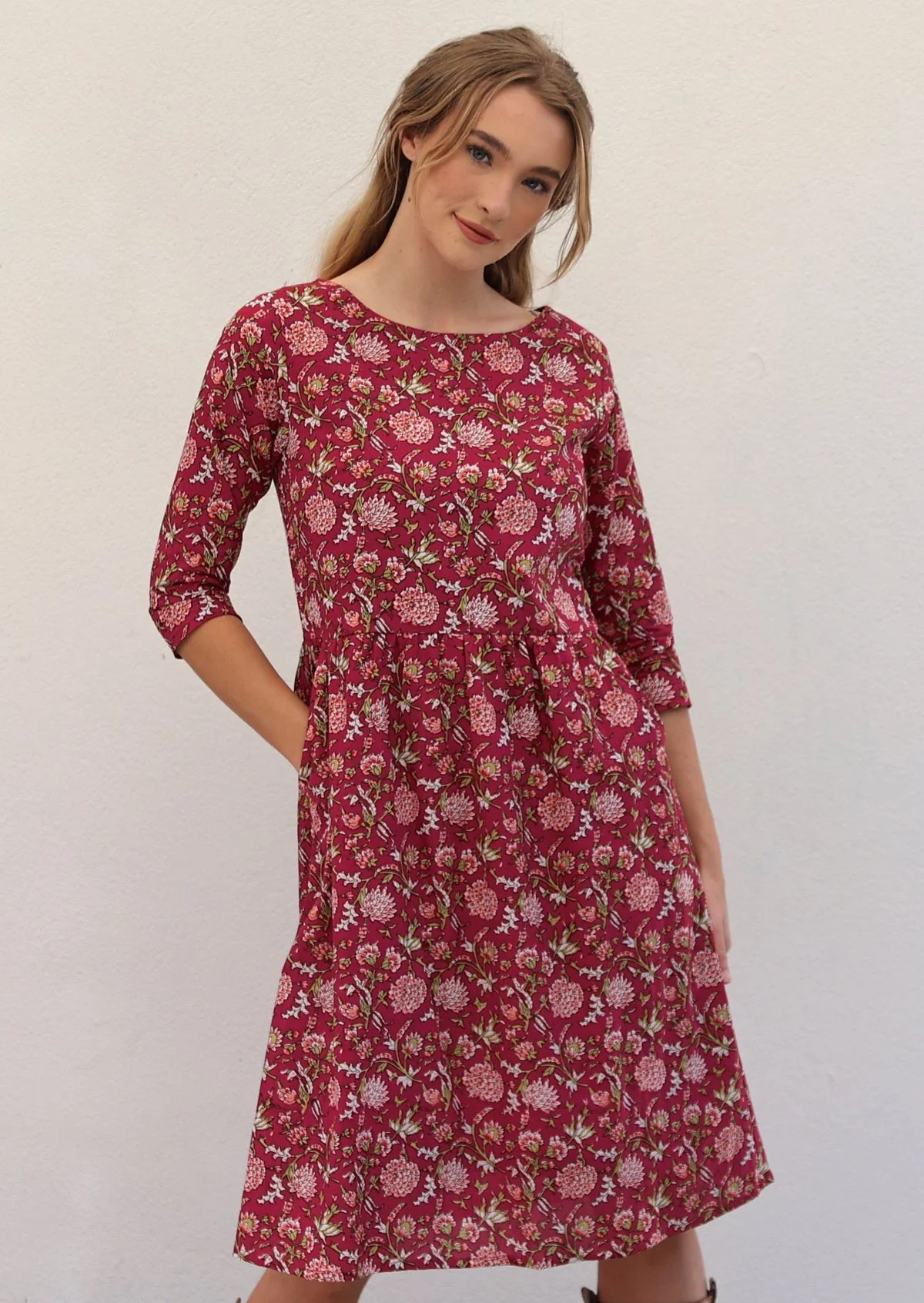 Briar Dress Cranberry - Ysert