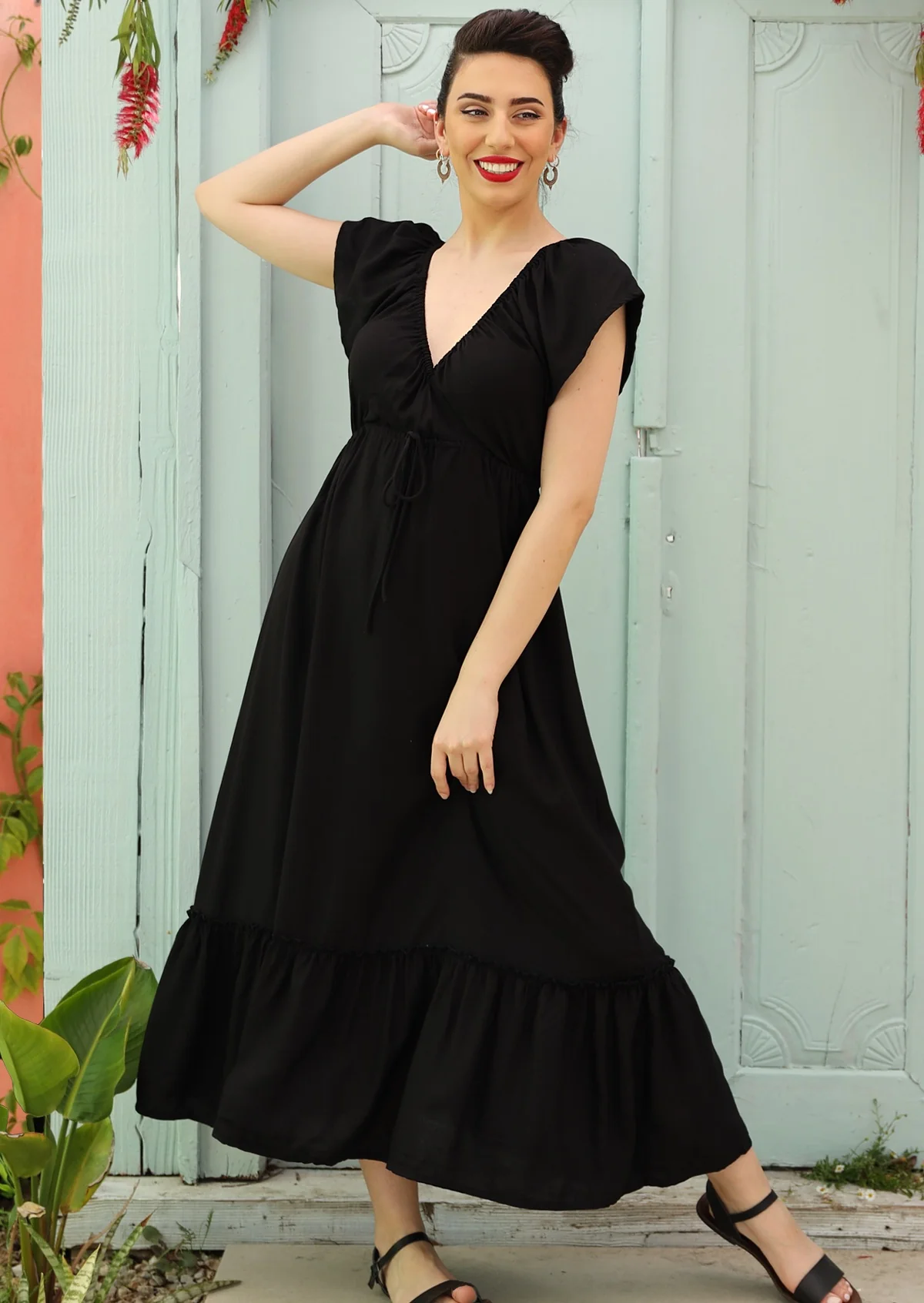 Nakita Dress Black - Ysert