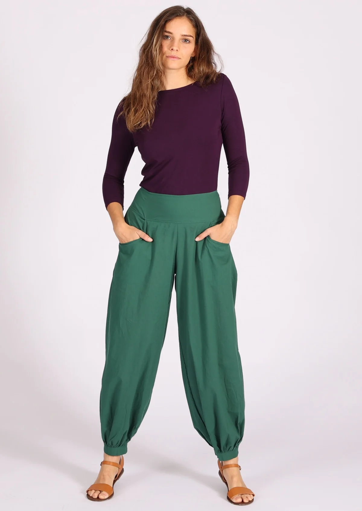 Acapulco Pants Hunter Green - Ysert