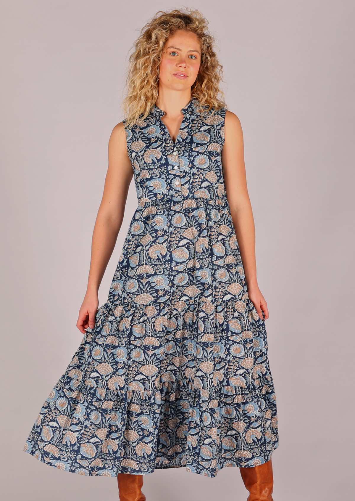 Boho Tiered Maxi Dress Dahlia - Ysert