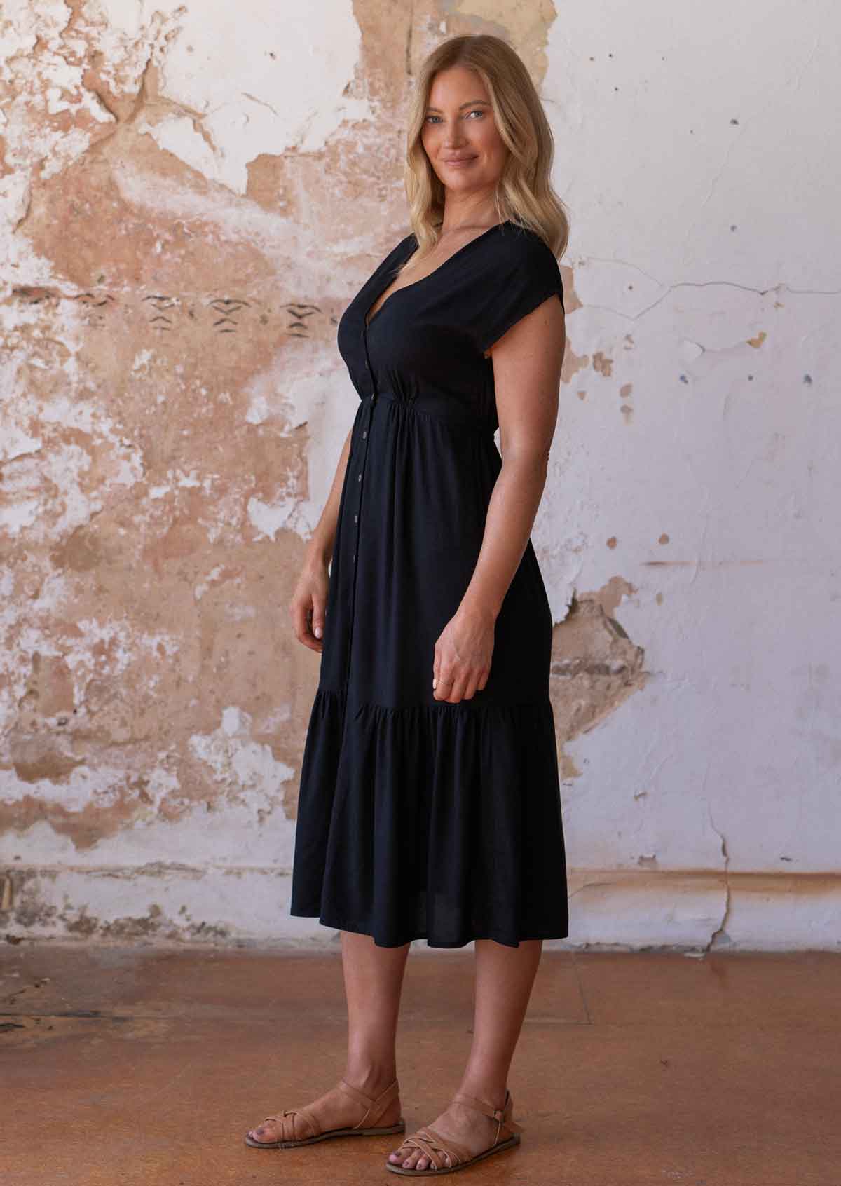 Rita Dress Black - Ysert