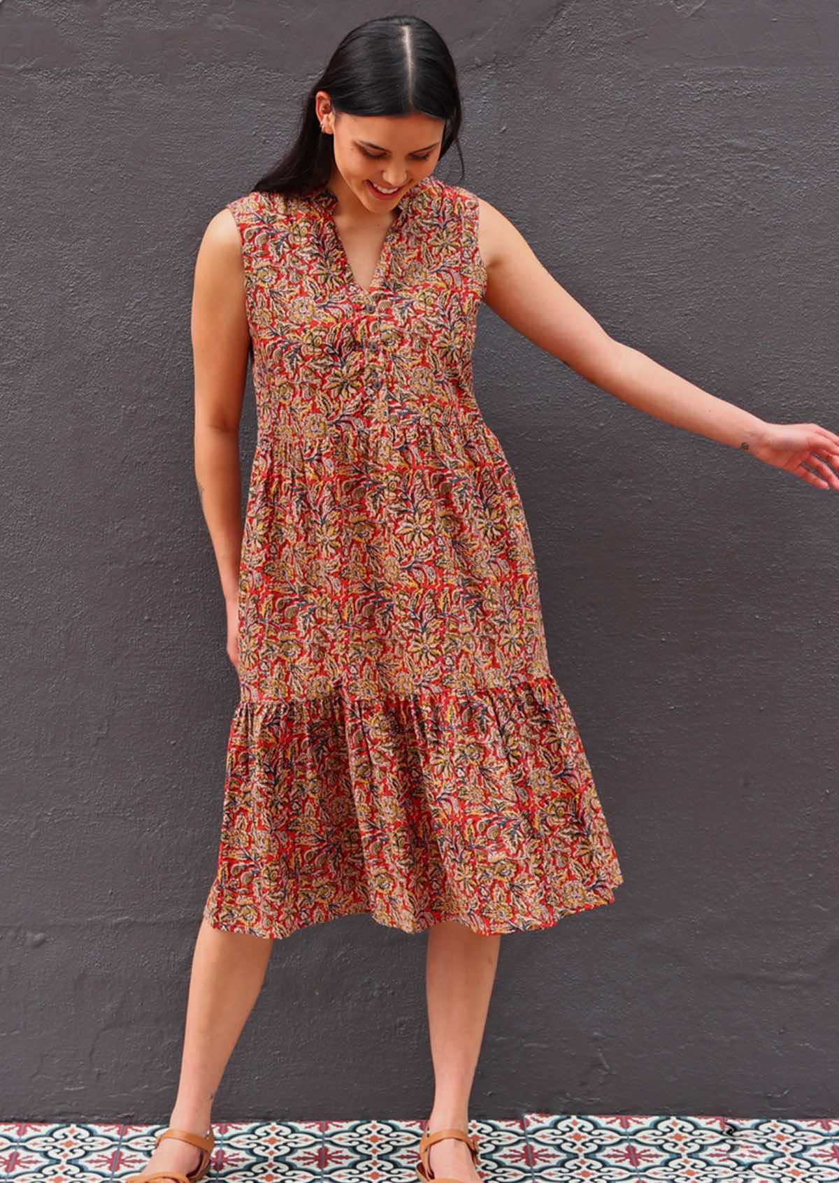 Ember Midi Dress Wild Spice - Ysert