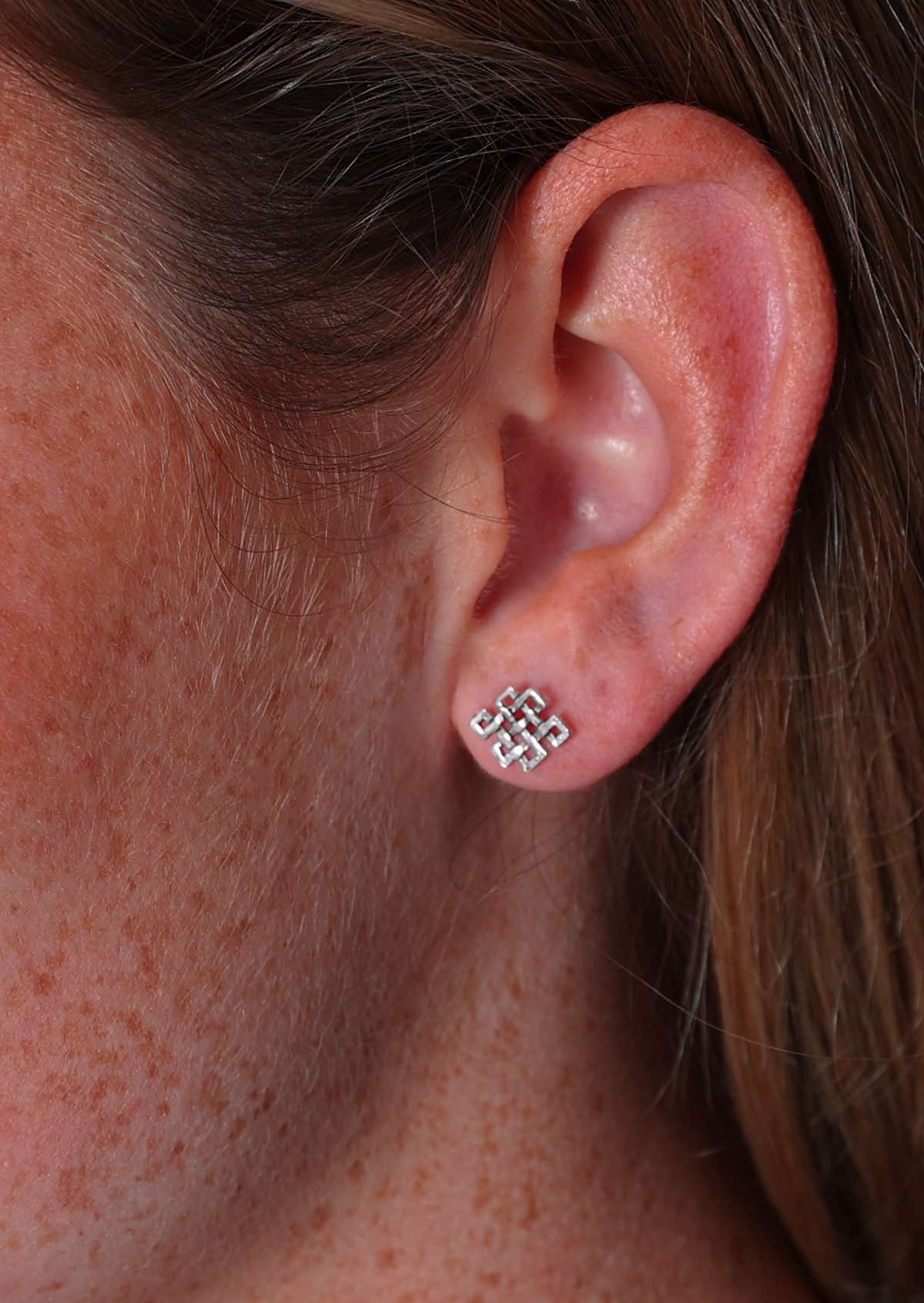 Endless Knot Silver Studs - Ysert