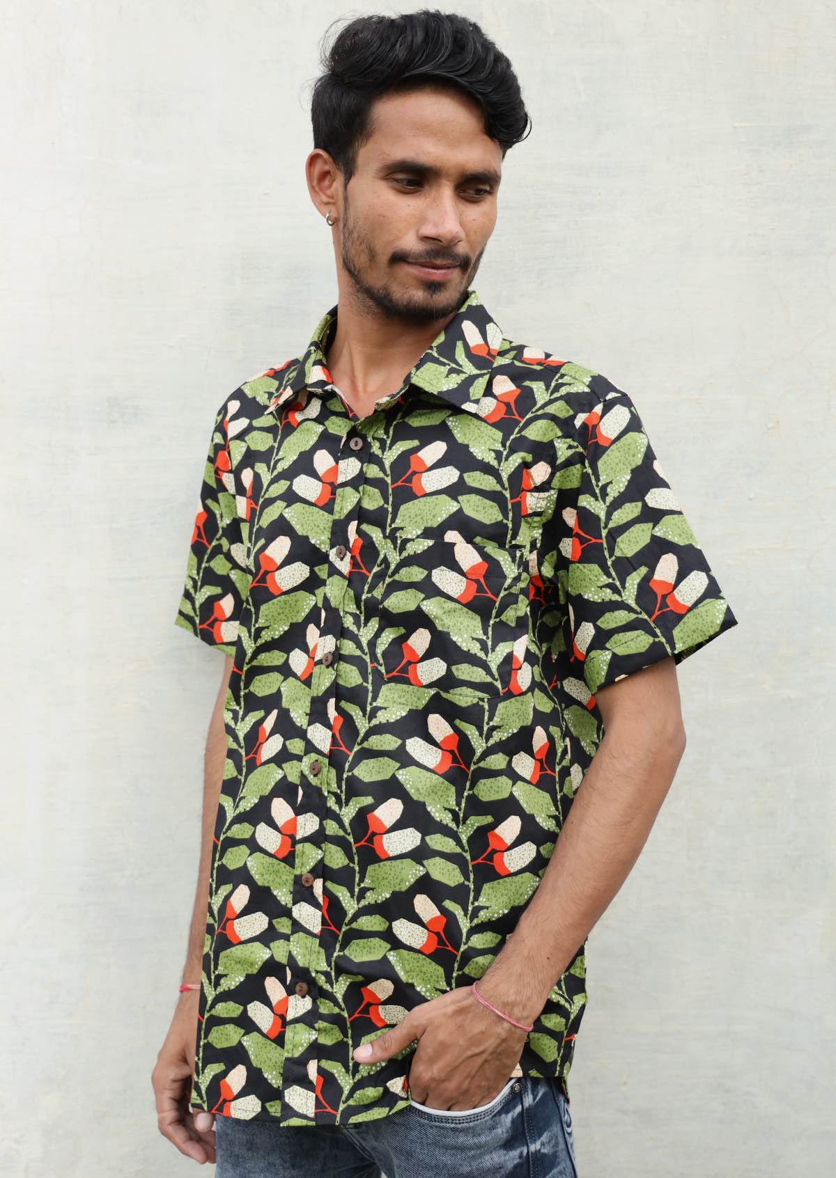 Men's Cotton Shirt Oak - Ysert