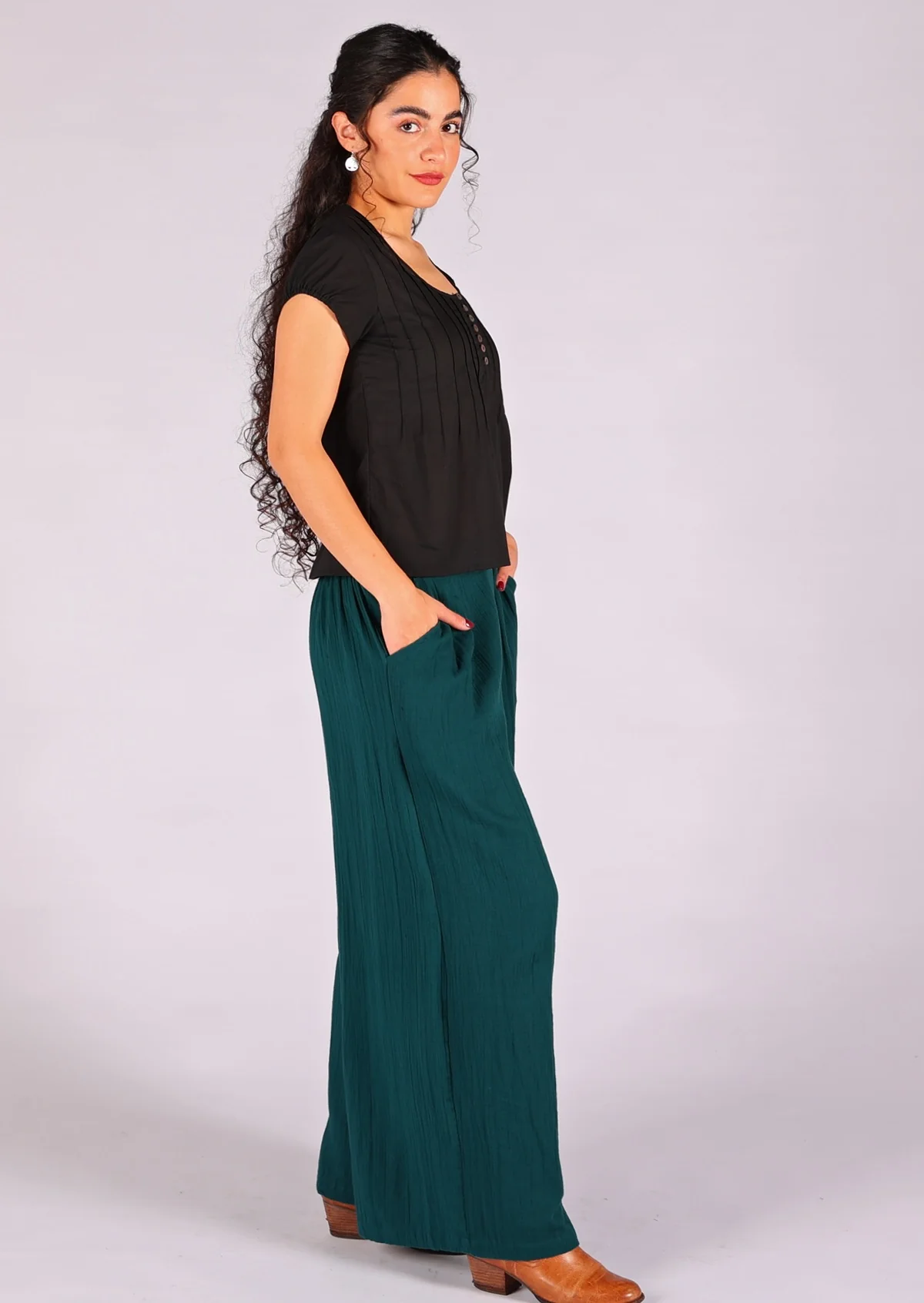 Jaya Pant Deep Teal - Ysert