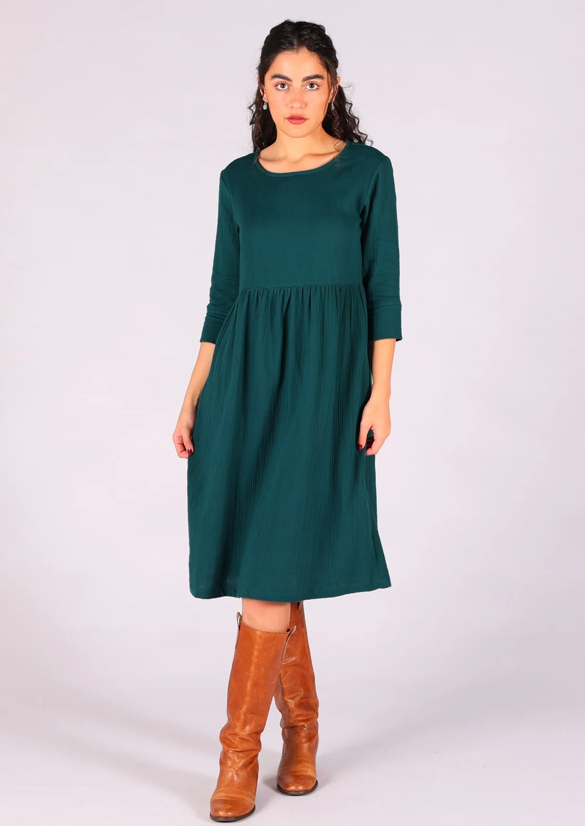 Zoey Dress Deep Teal - Ysert