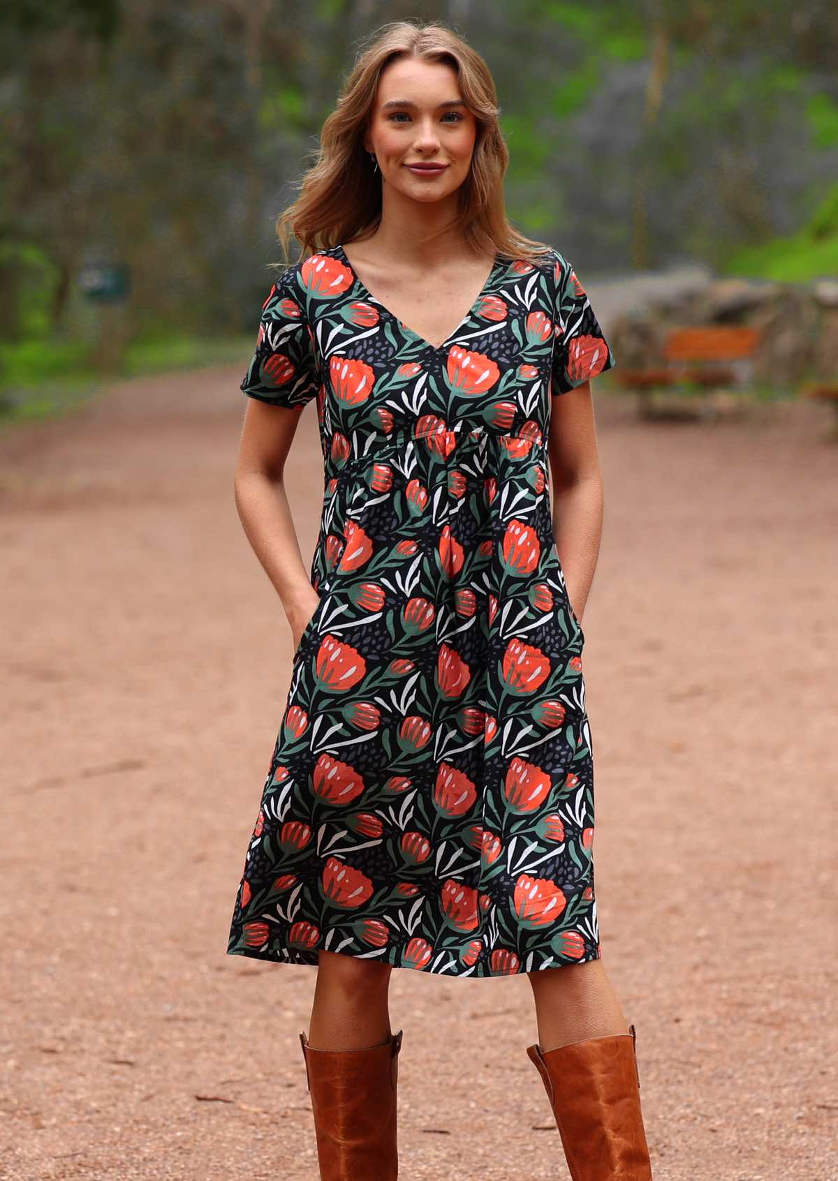 Etta Dress Botany - Ysert