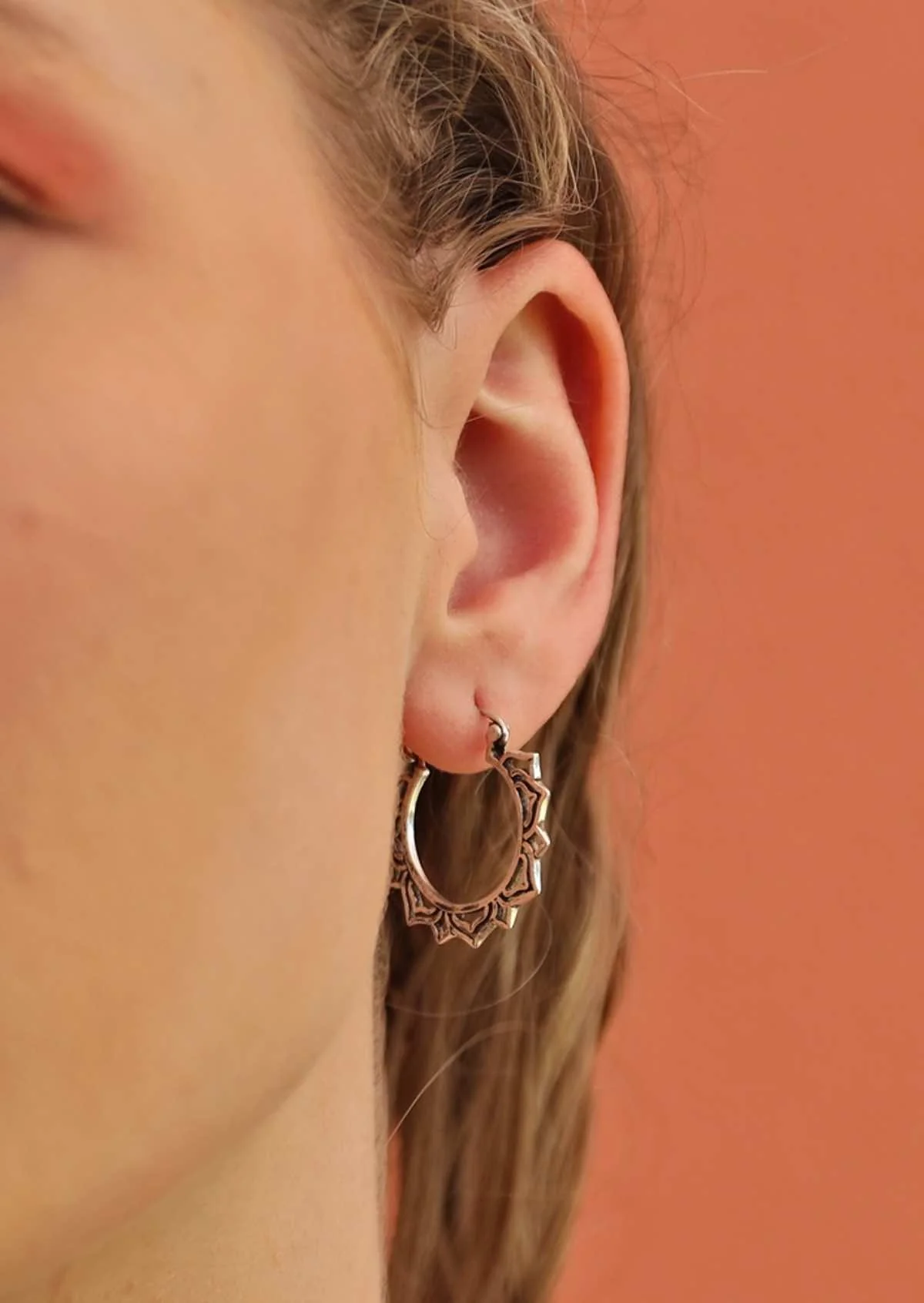 Petal Flourish Silver Earrings - Ysert