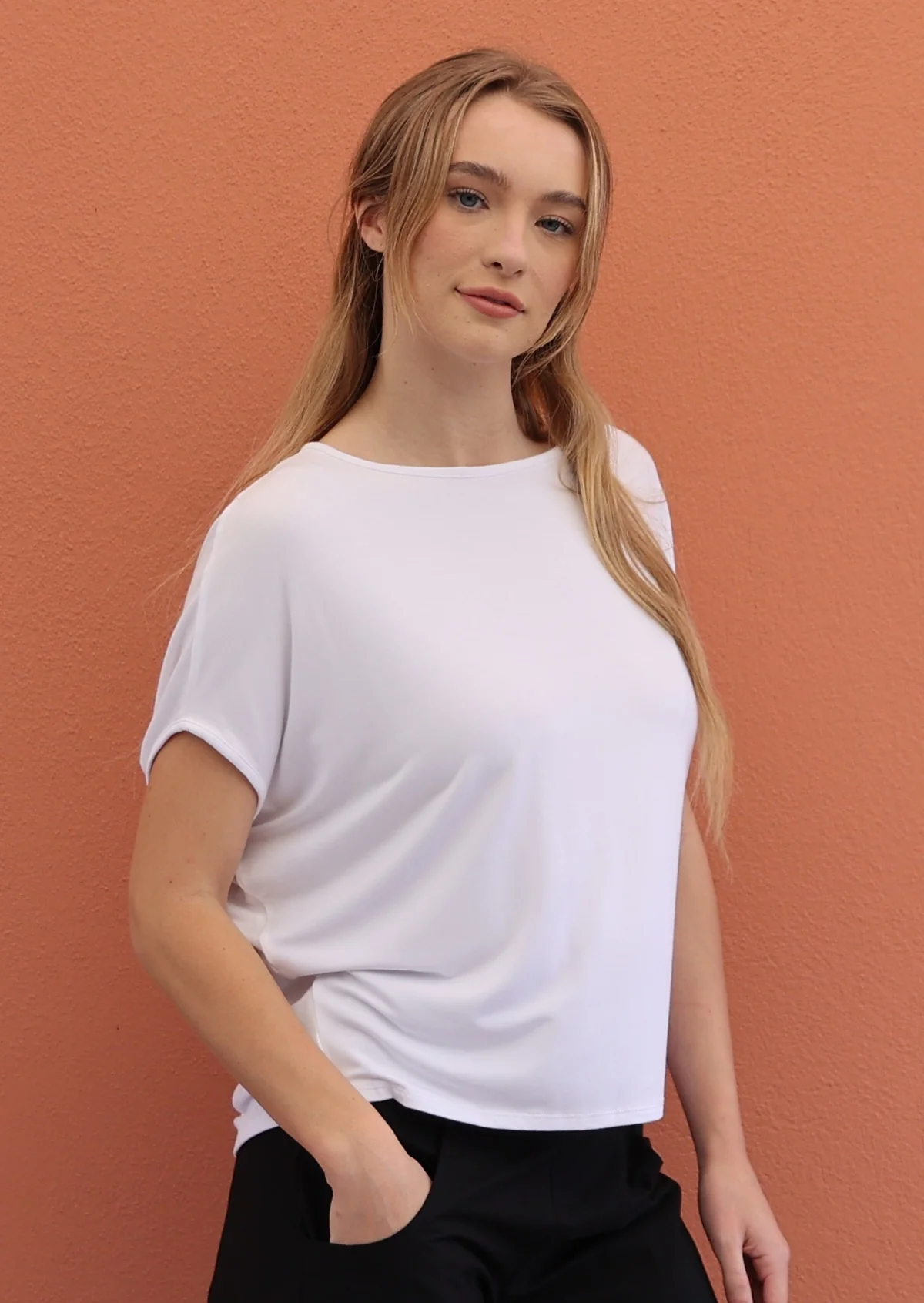Batwing T-shirt White - Ysert