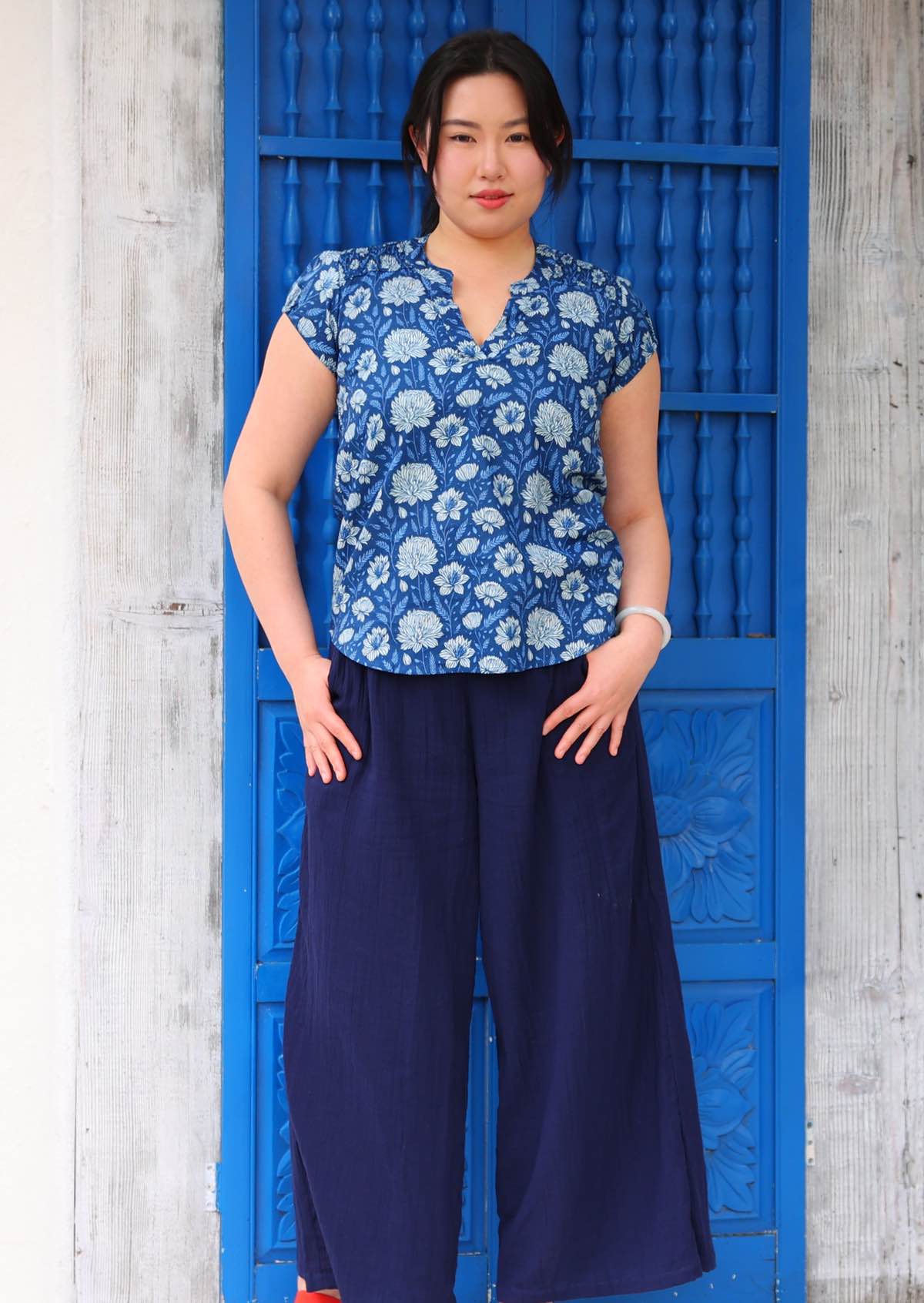 Sky Blouse Blue Meadow - Ysert