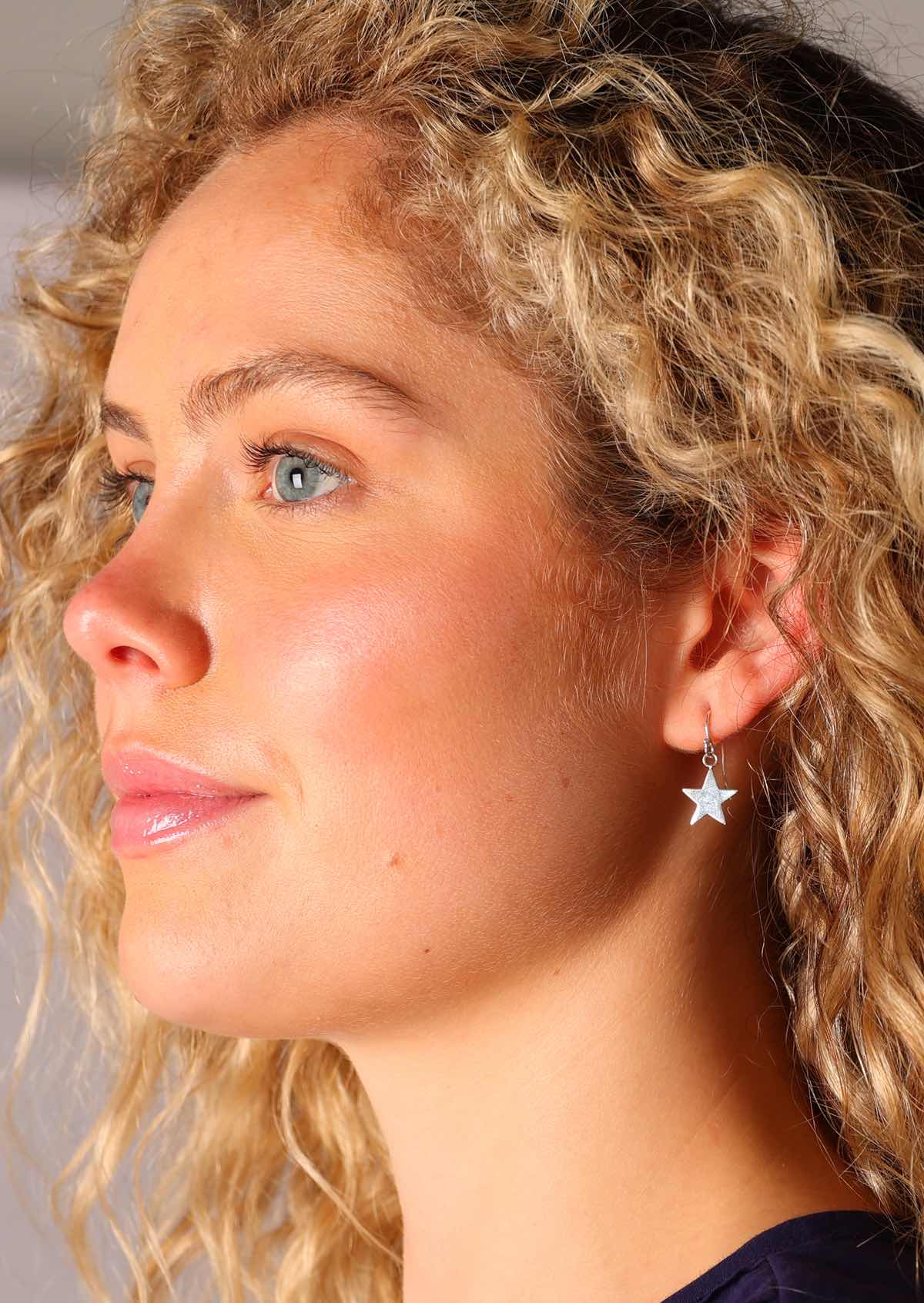 Starlight Starbright Silver Earrings - Ysert