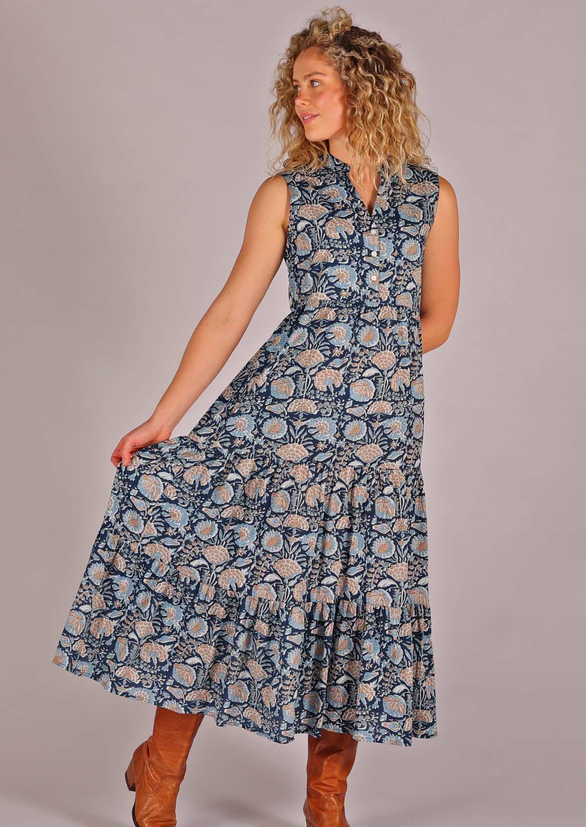Boho Tiered Maxi Dress Dahlia - Ysert