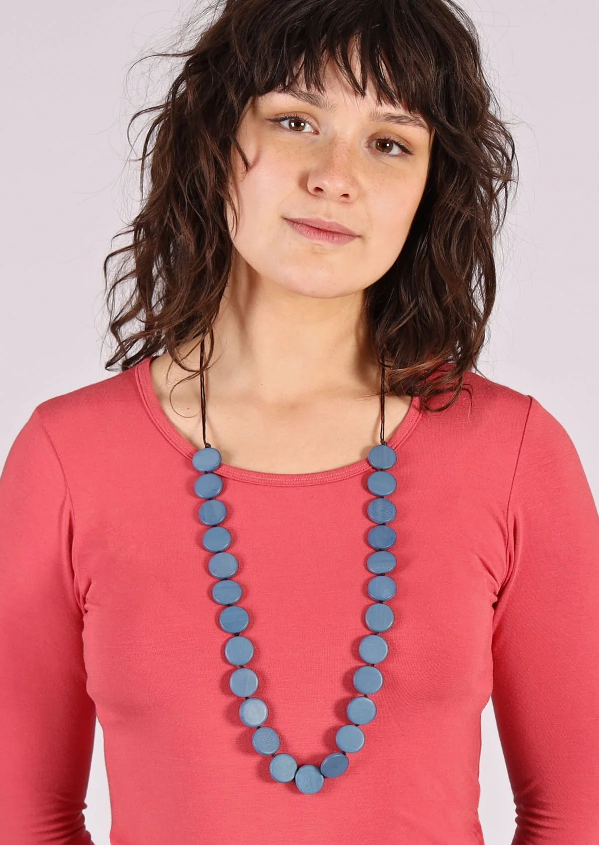 Lucy Necklace Denim Blue - Ysert