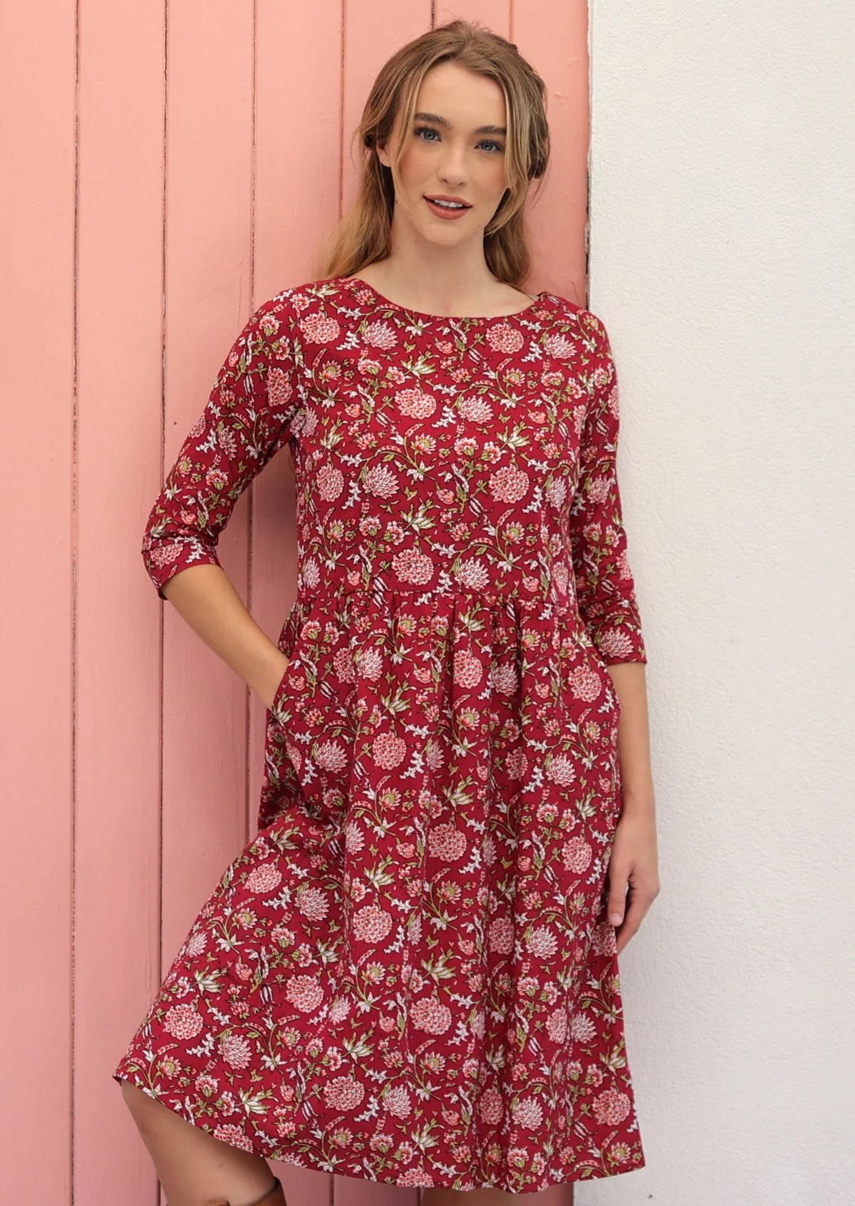 Briar Dress Cranberry - Ysert