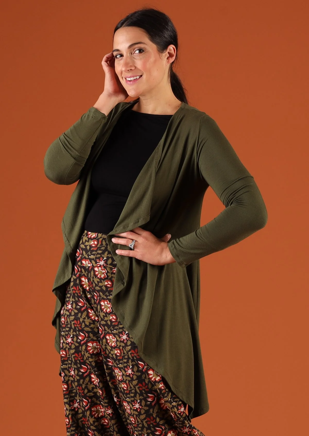 Waterfall Cardi Olive - Ysert