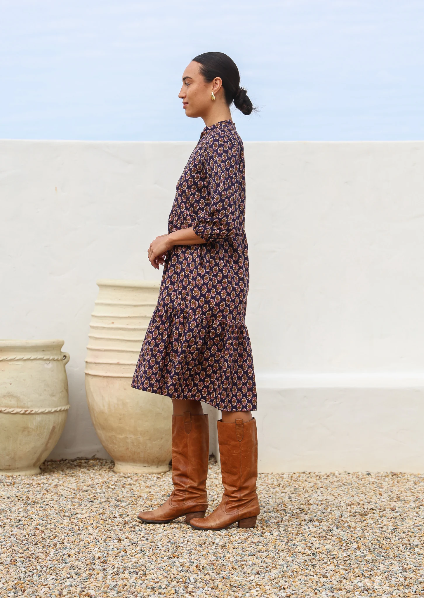Tiered Midi Dress Kumari - Ysert
