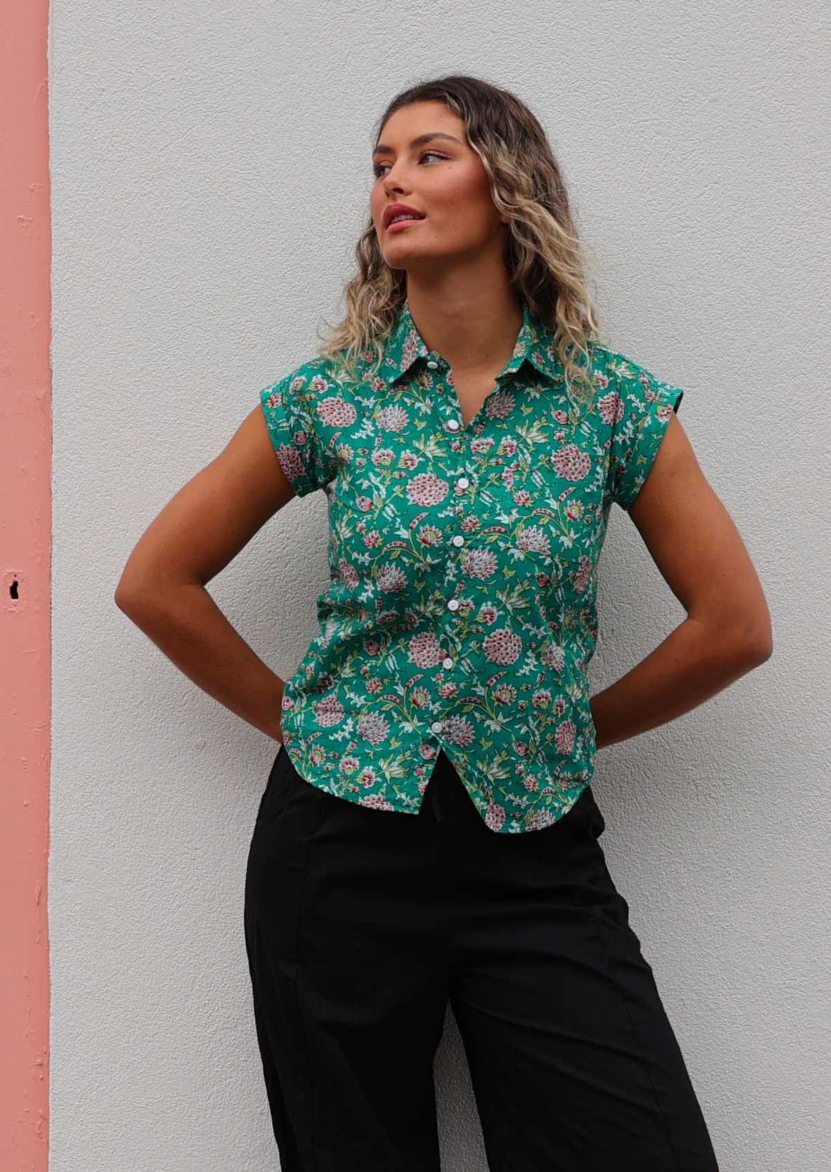 Button Up Shirt Juniper - Ysert