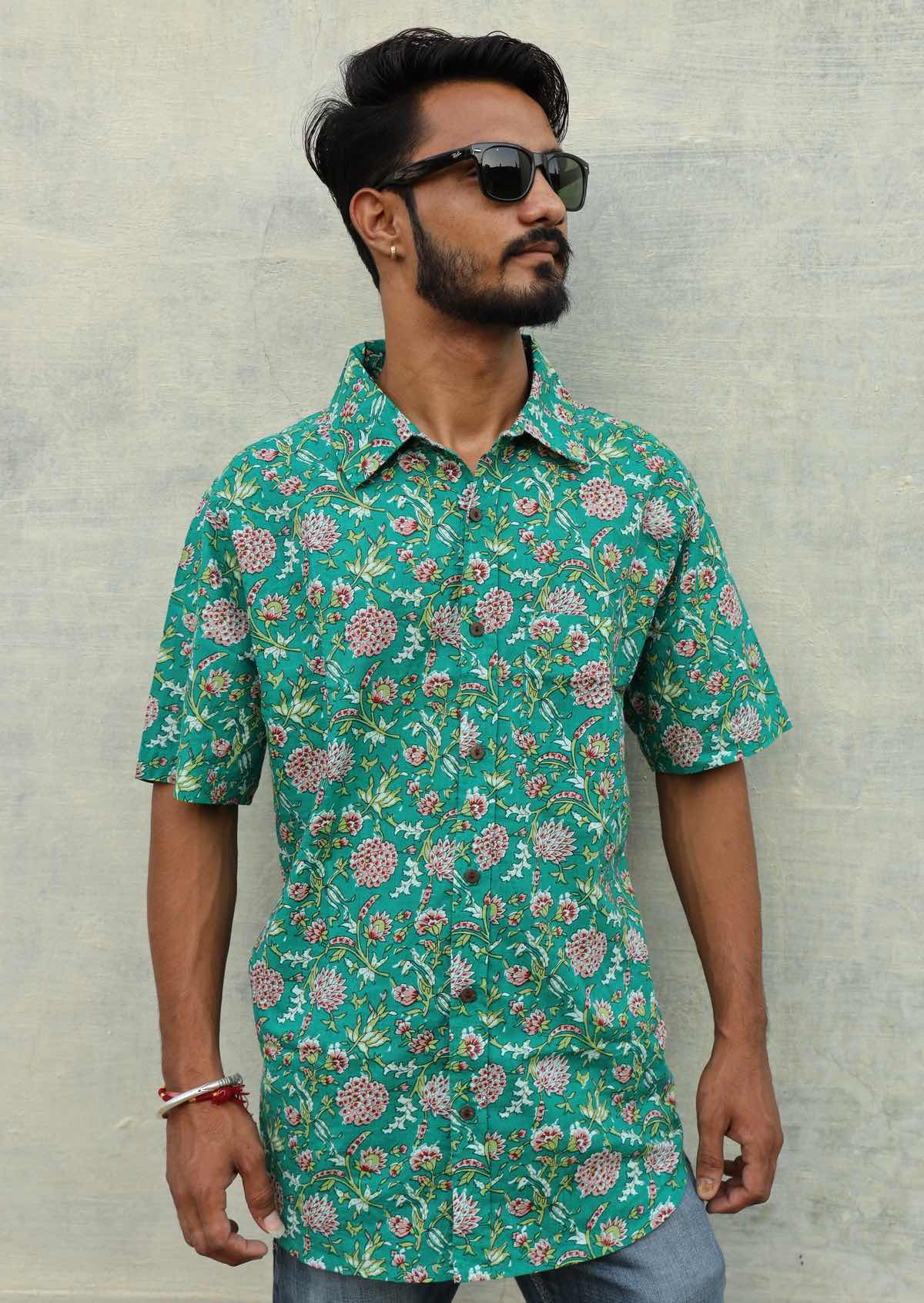 Men's Cotton Shirt Juniper - Ysert