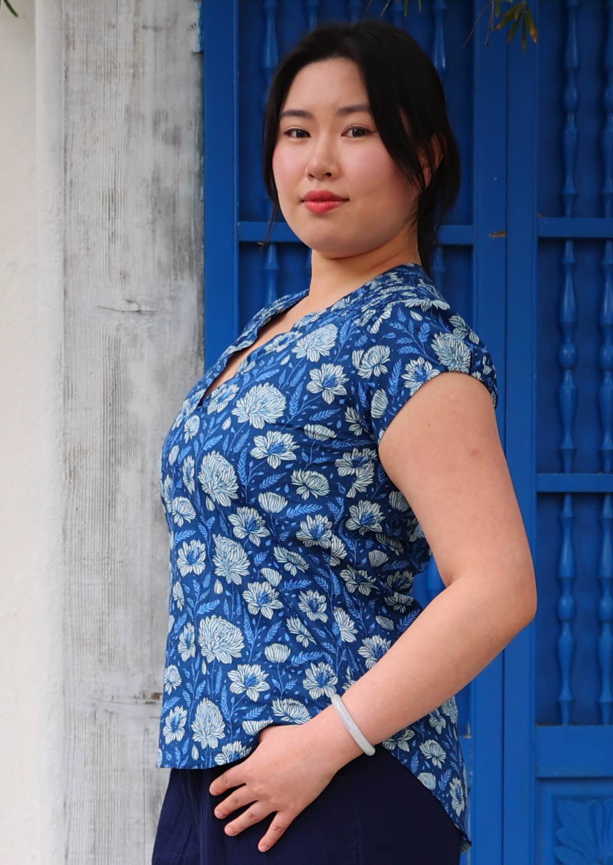 Sky Blouse Blue Meadow - Ysert