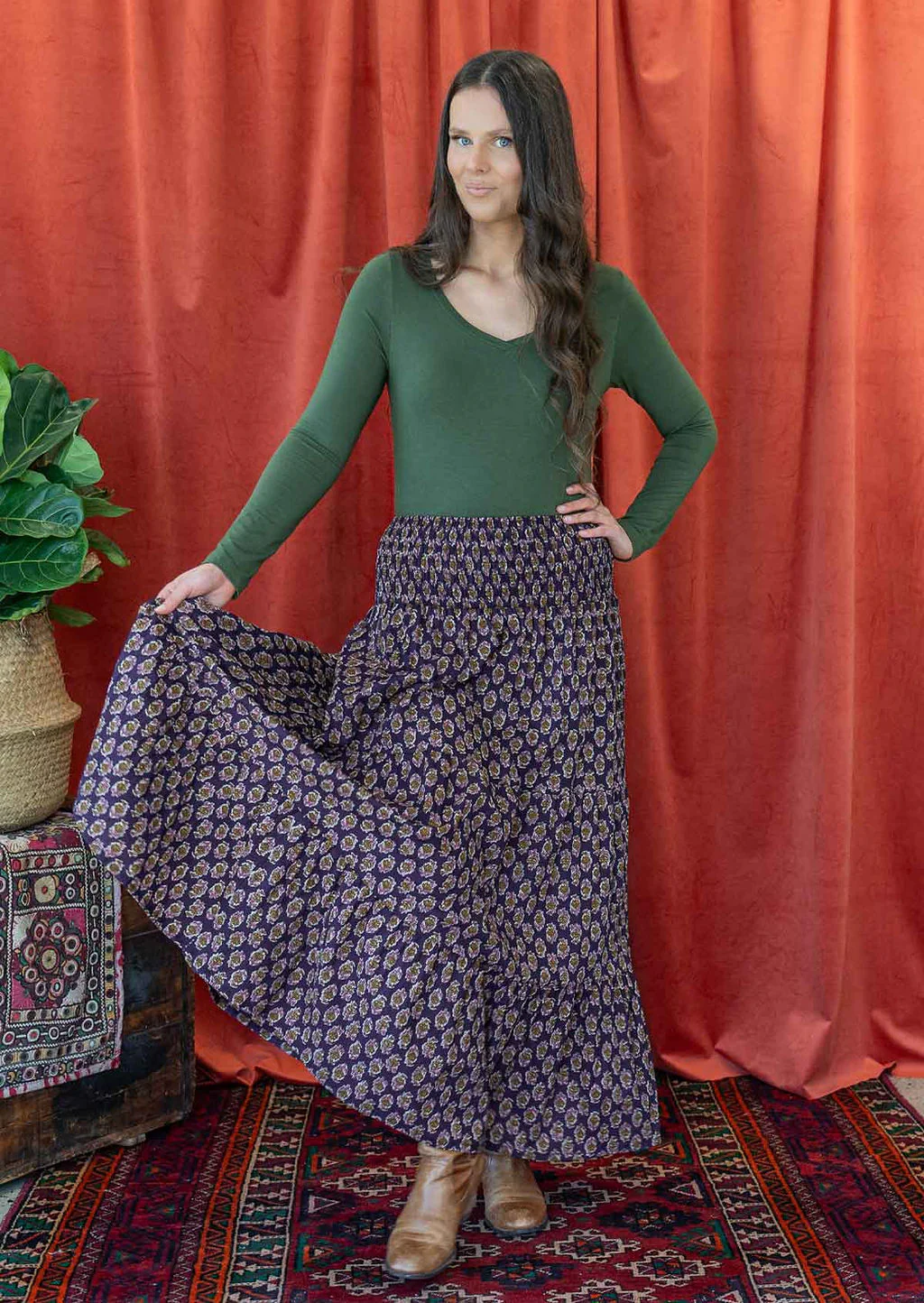 Dawn Maxi Skirt Kumari - Ysert