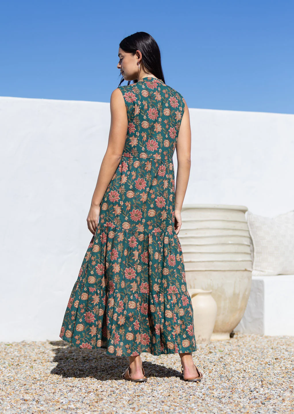 Boho Tiered Maxi Dress Vanya - Ysert