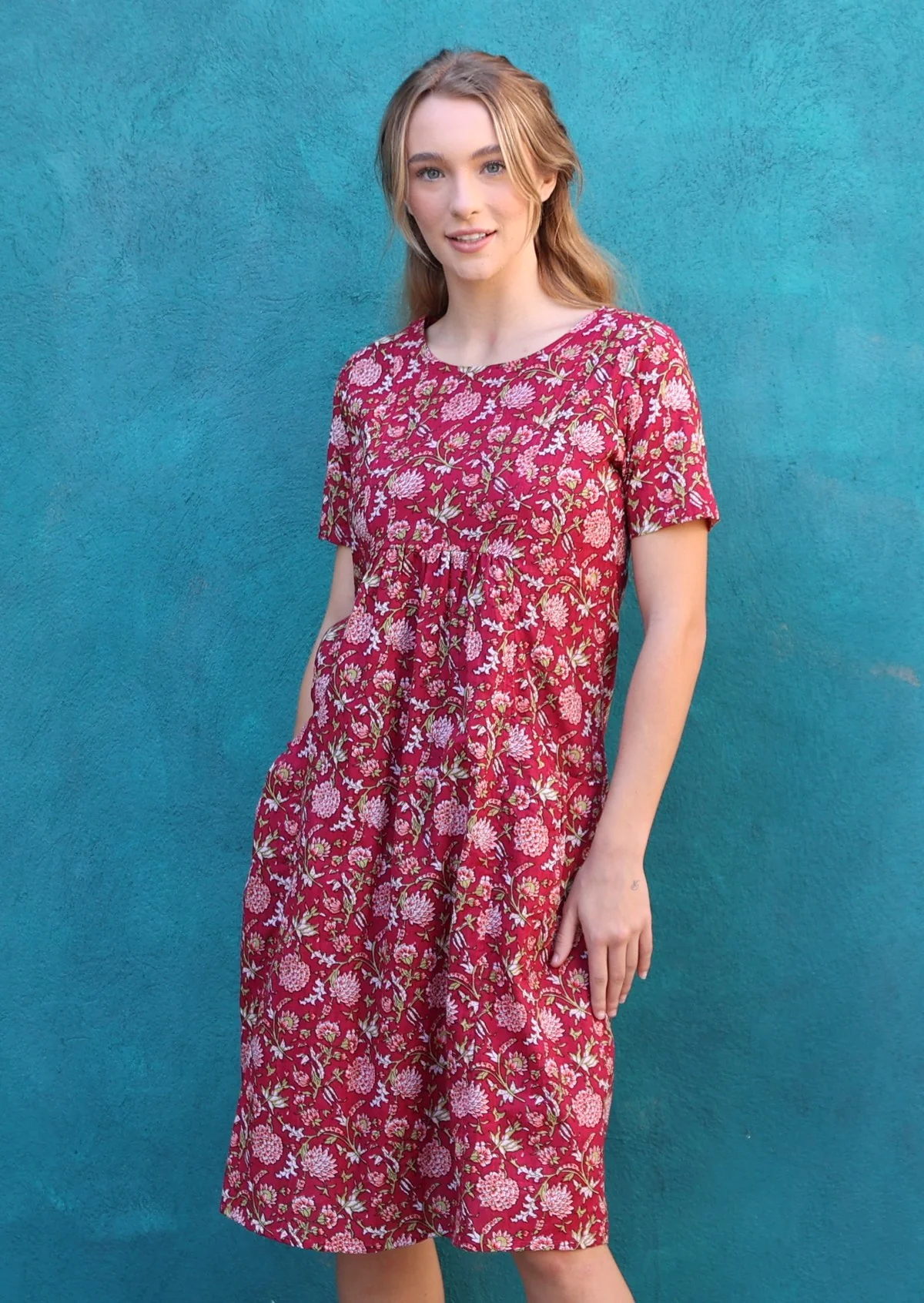 Frankie Dress Cranberry - Ysert