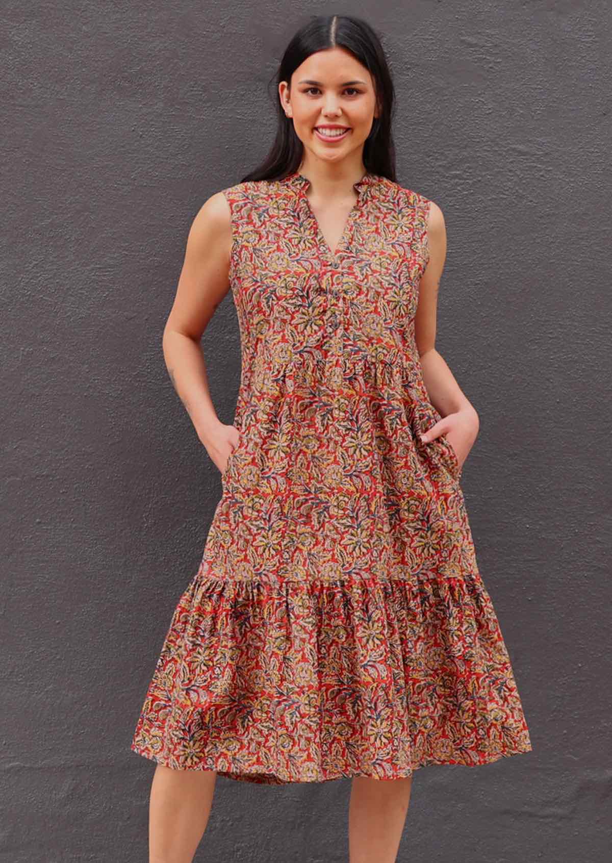 Ember Midi Dress Wild Spice - Ysert