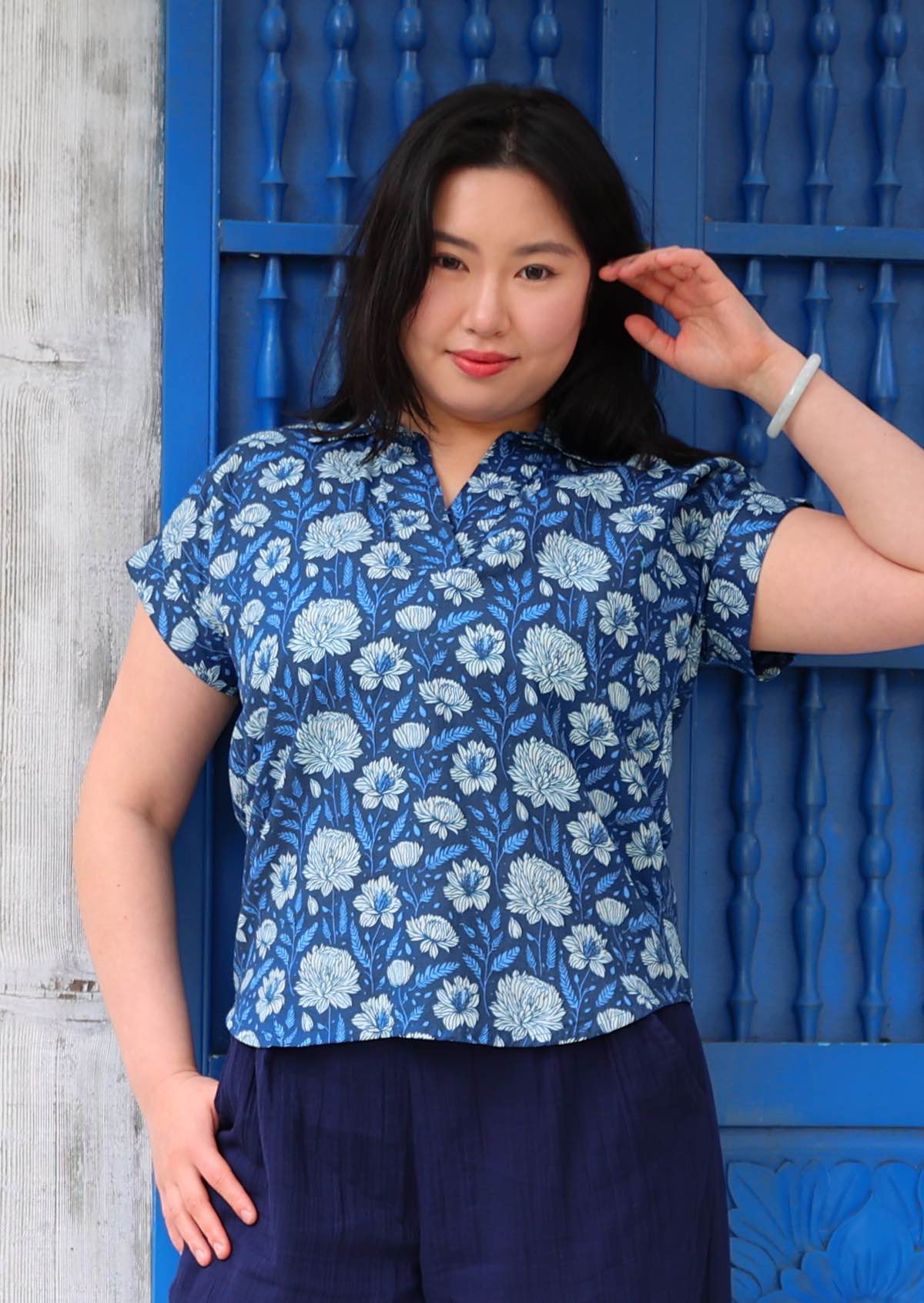 Aria Top Blue Meadow - Ysert