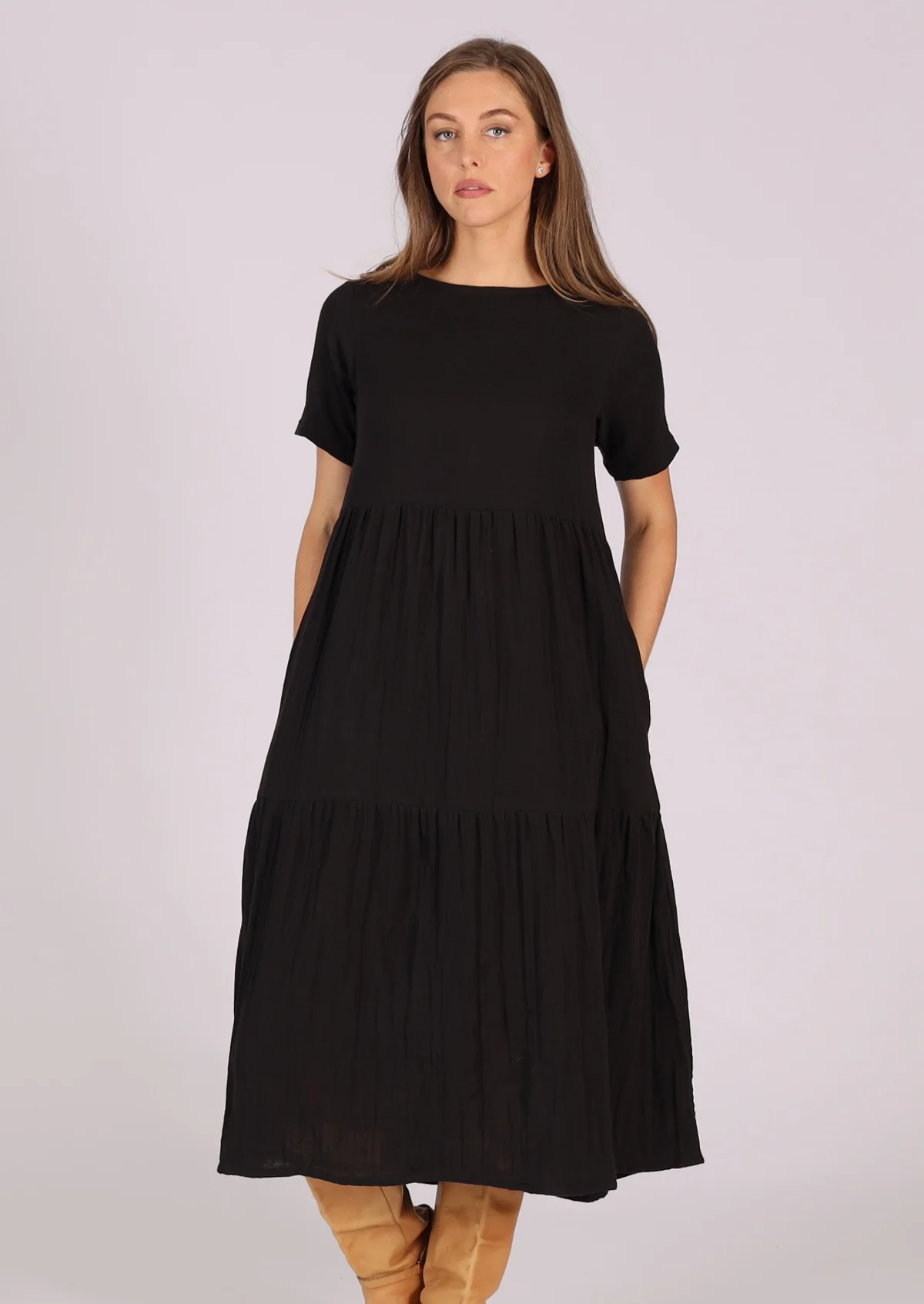 Claudia Dress Black - Ysert