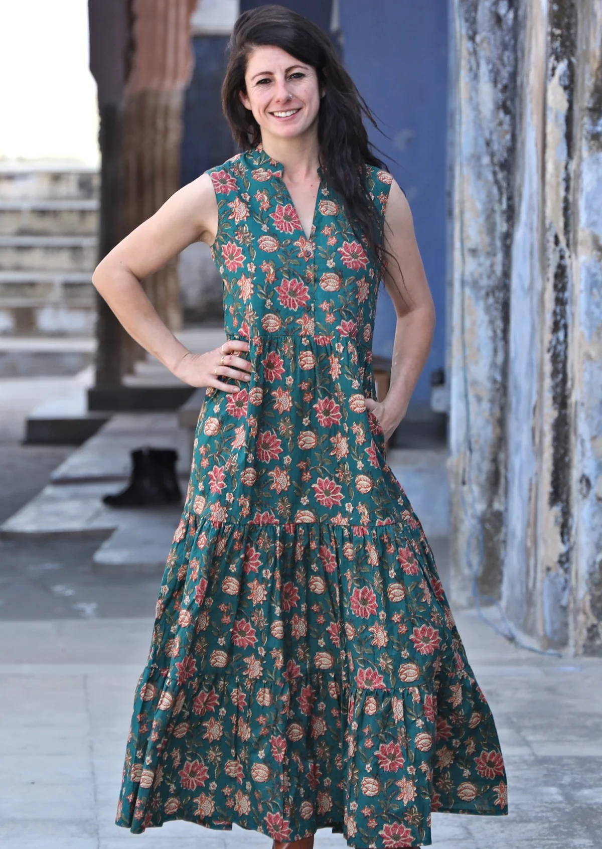 Boho Tiered Maxi Dress Vanya - Ysert