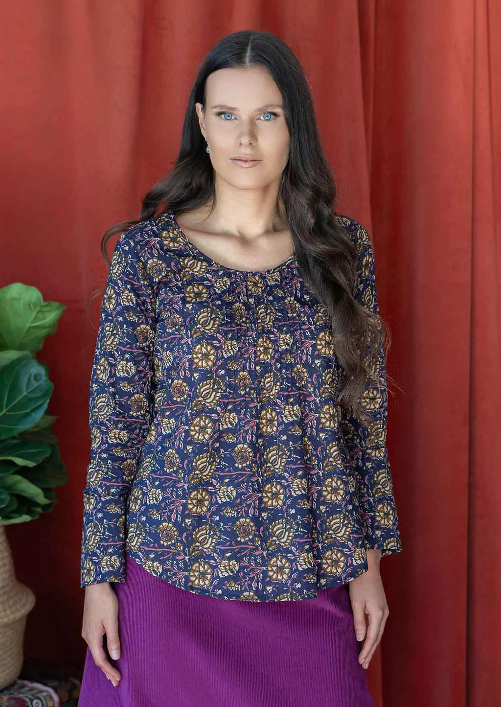 Tulsi Long Sleeve Top Raani - Ysert