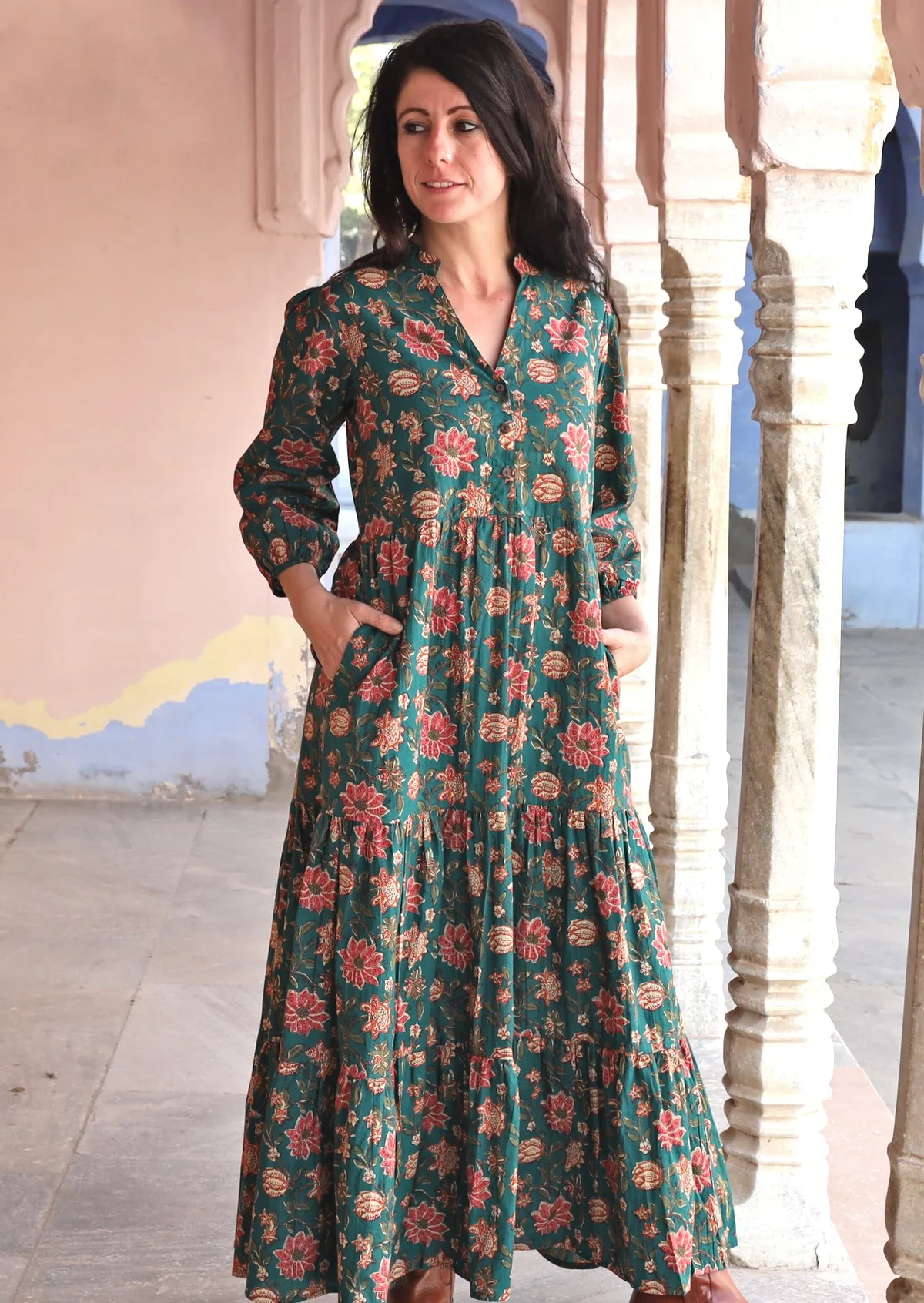 Vanya Tiered Maxi Dress - Ysert