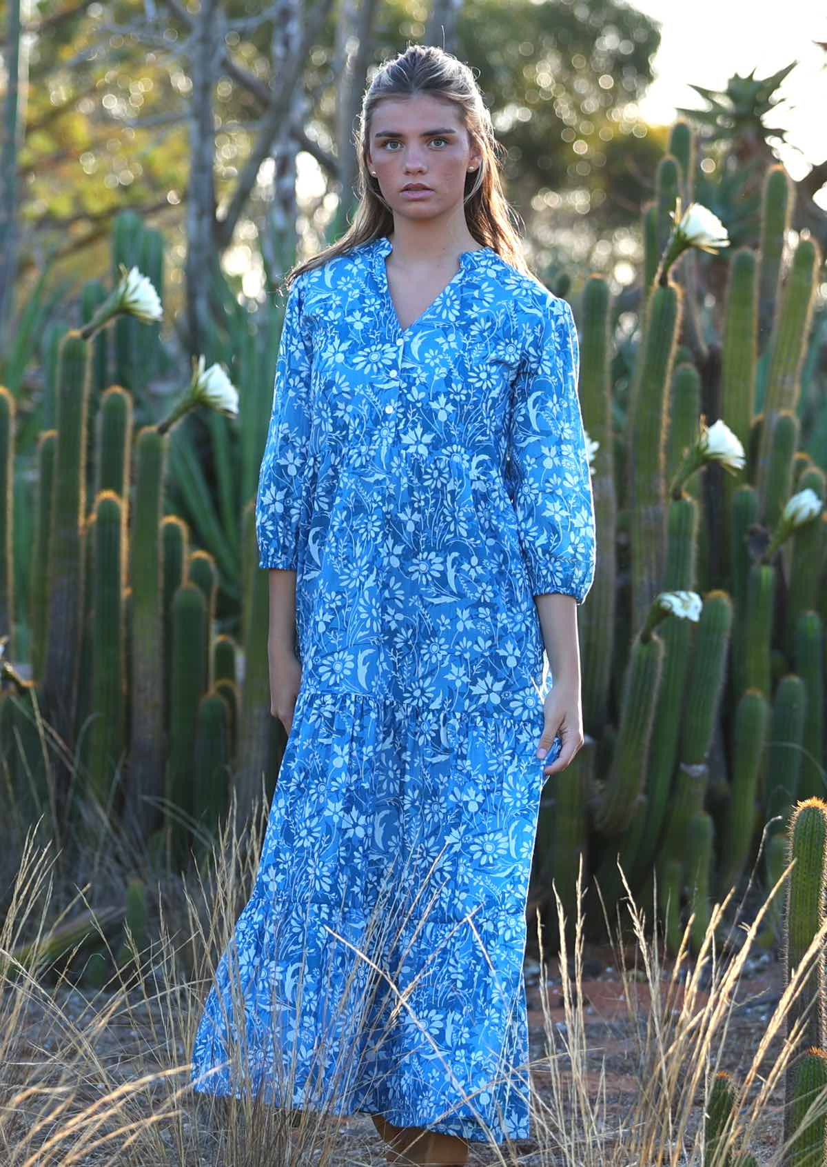 Drift Tiered Maxi Dress - Ysert
