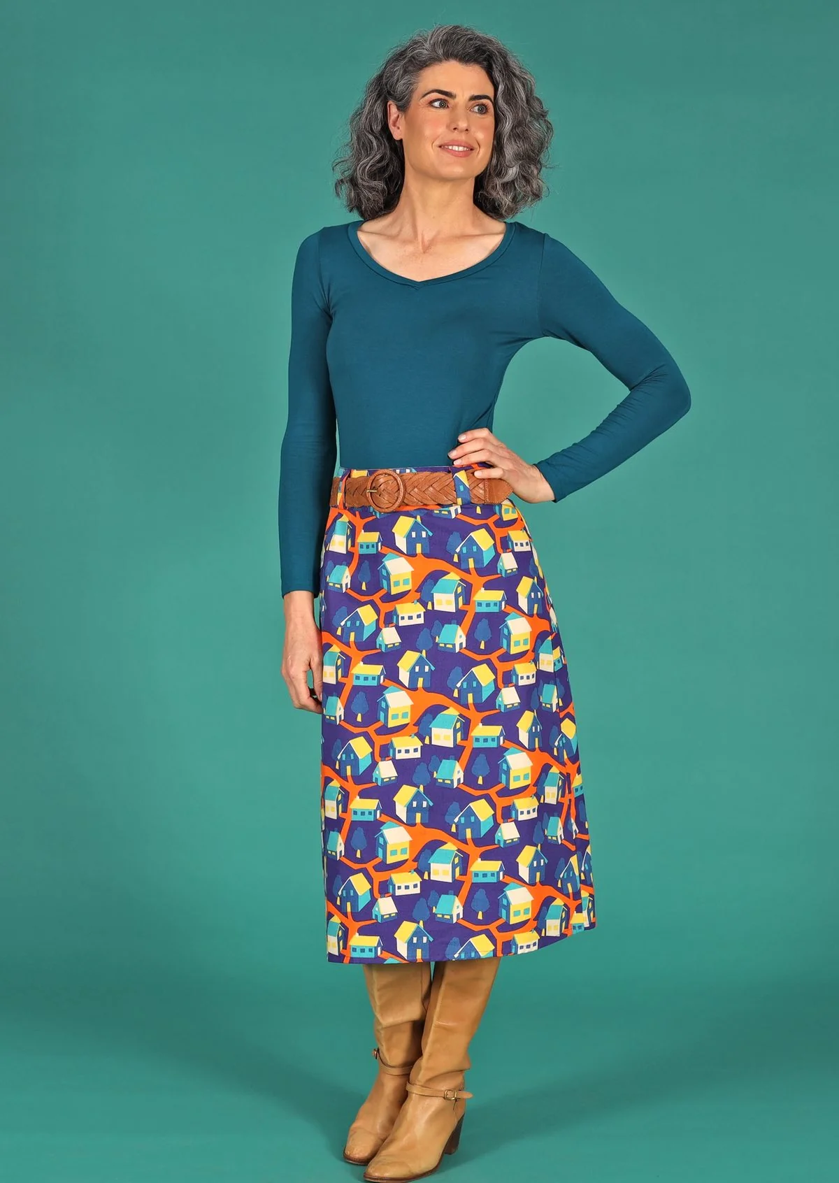 Belt Loop Skirt Around the Houses - Ysert