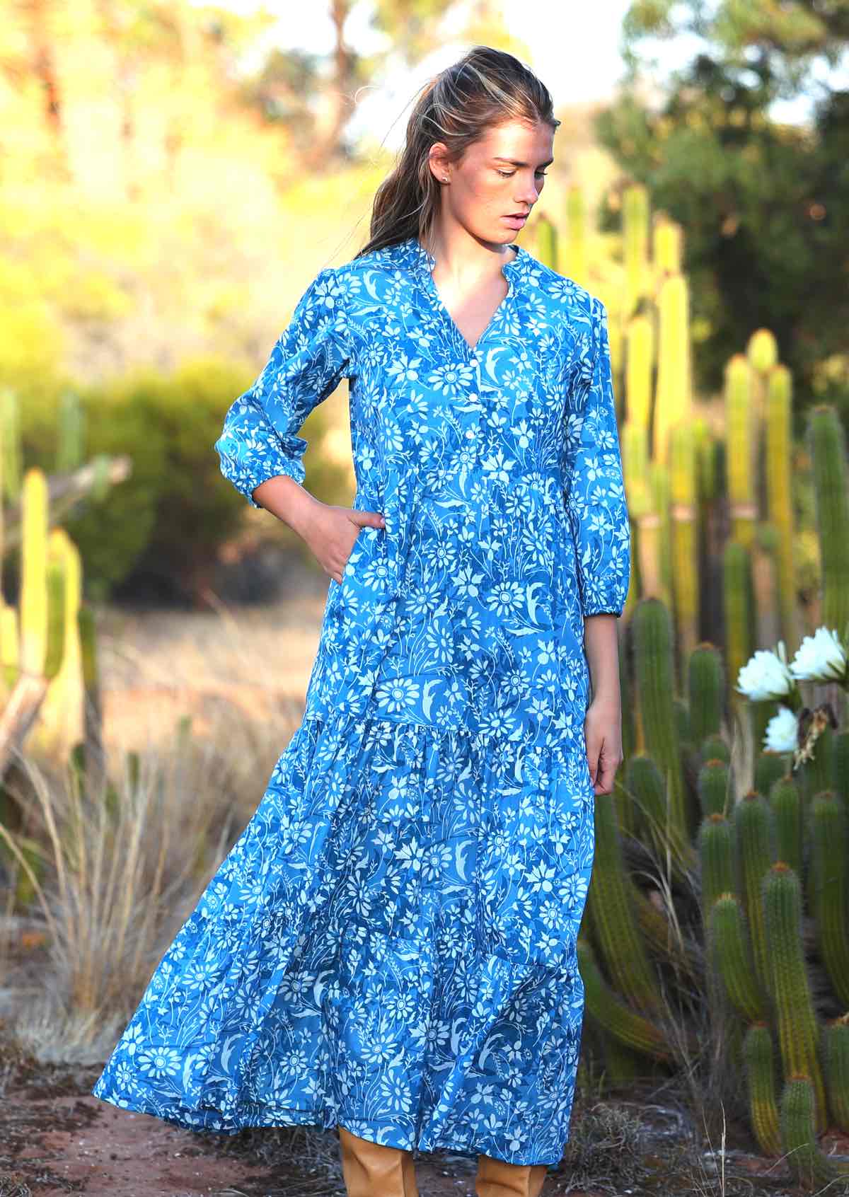 Drift Tiered Maxi Dress - Ysert