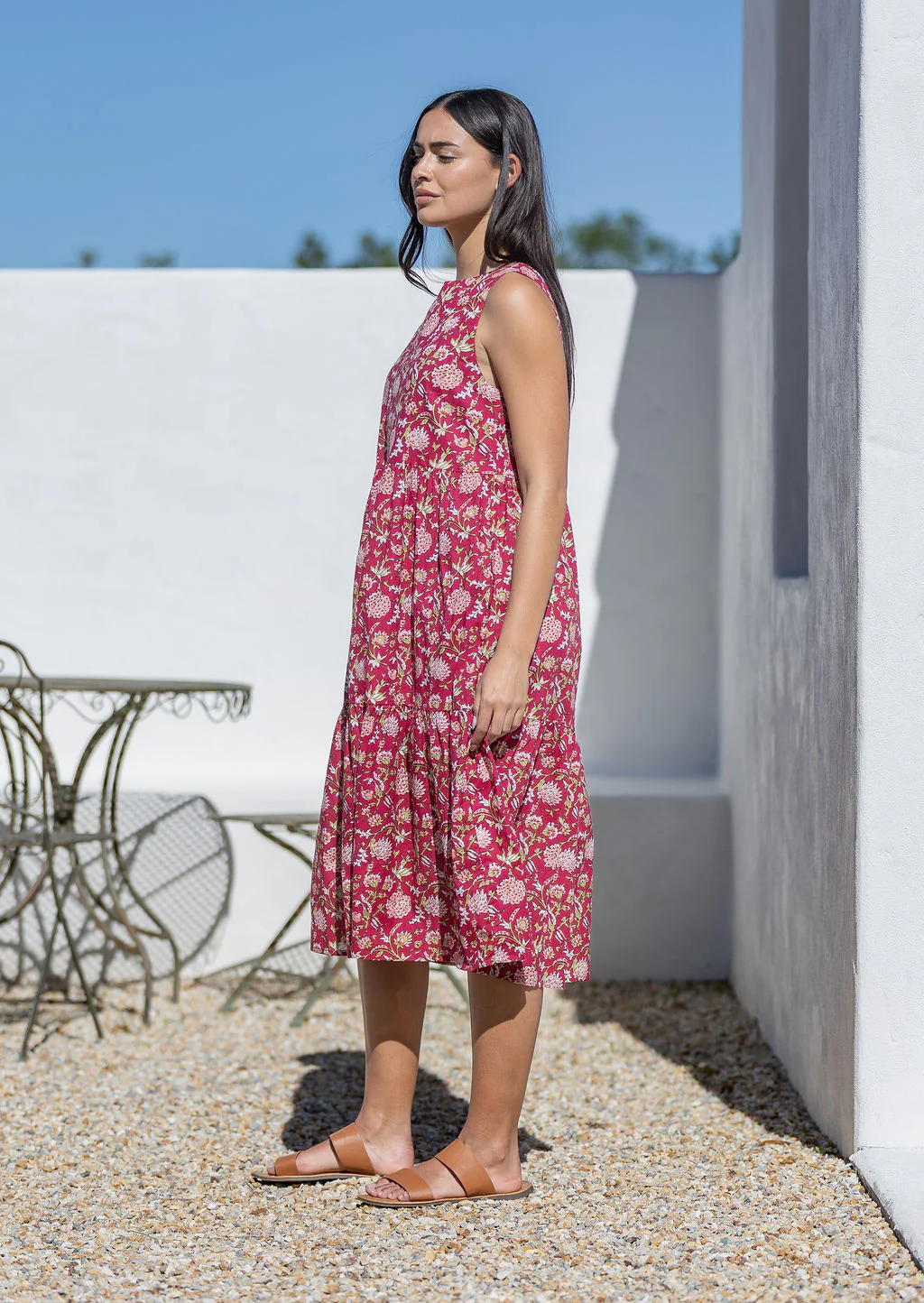 Tully Dress Cranberry - Ysert