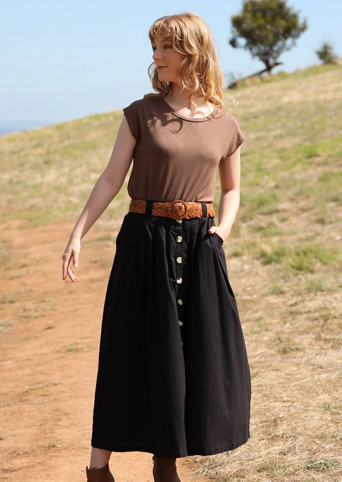 Cora Skirt Black - Ysert
