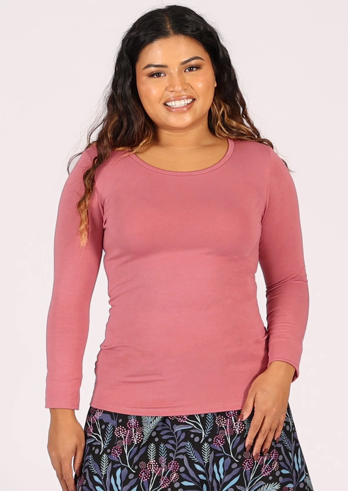 Round Neck Top Pink - Ysert