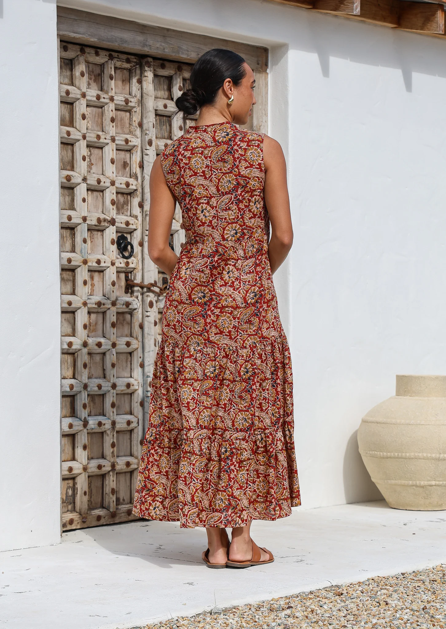 Boho Tiered Maxi Dress Mayur - Ysert