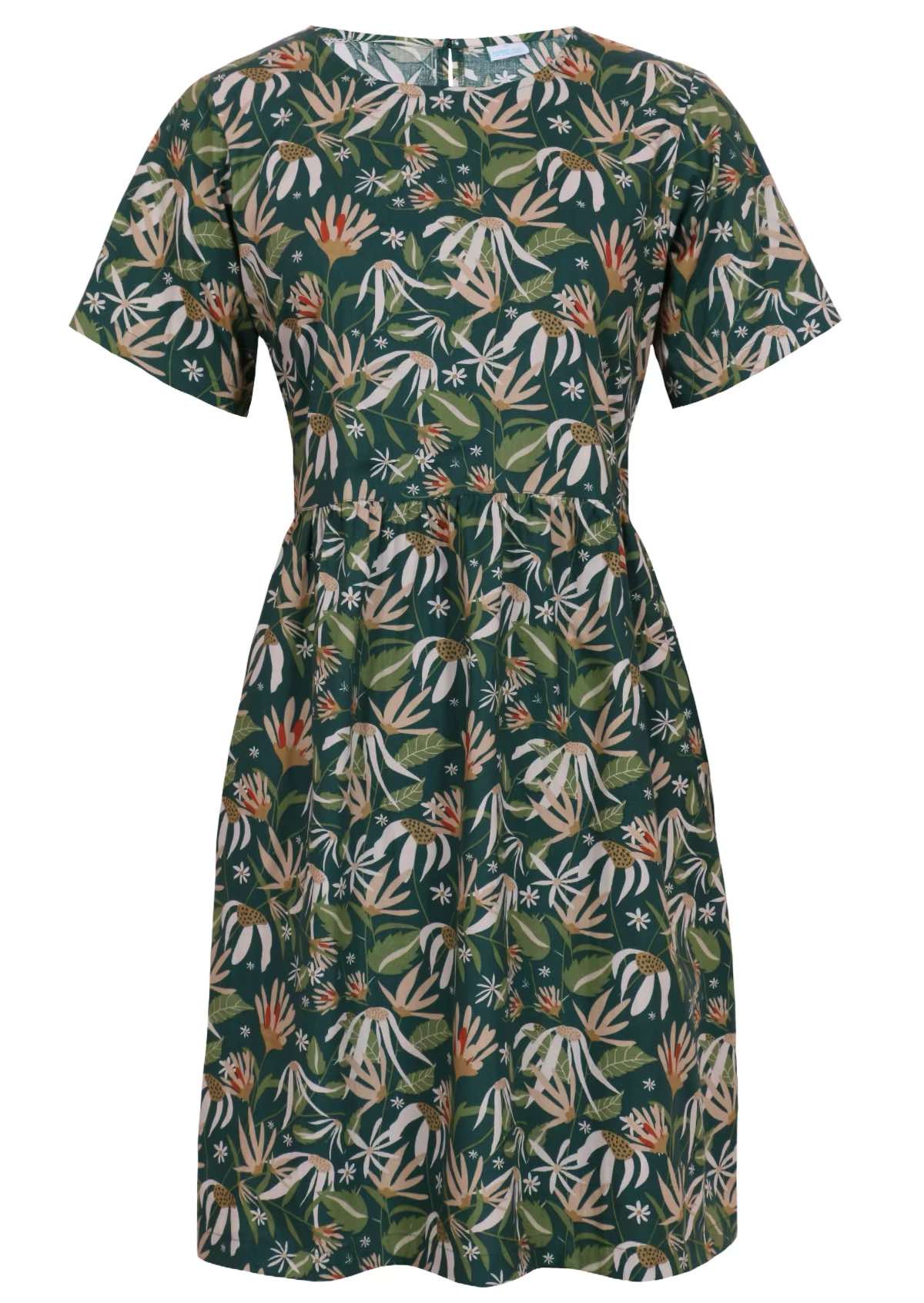 Mabel Dress Flannel Flower - Ysert