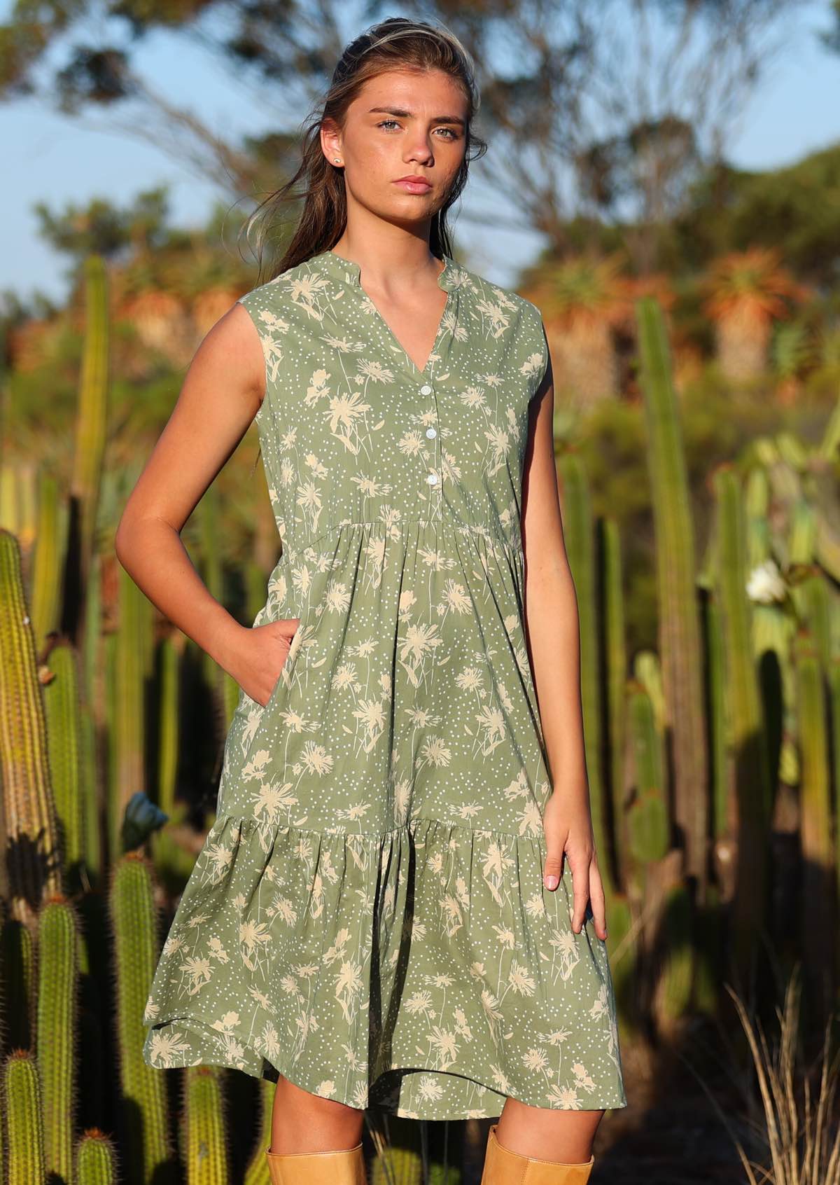 Ember Midi Dress Cascade - Ysert