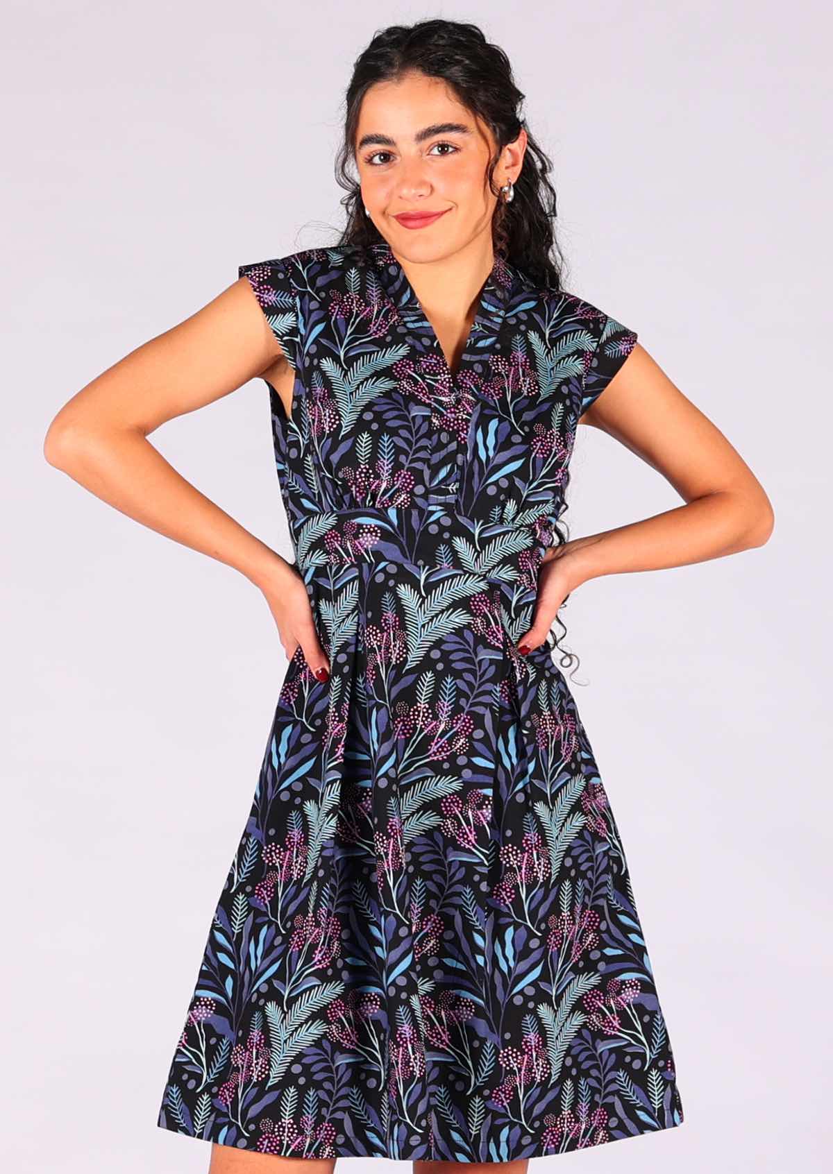 Billie Dress Obsidian - Ysert
