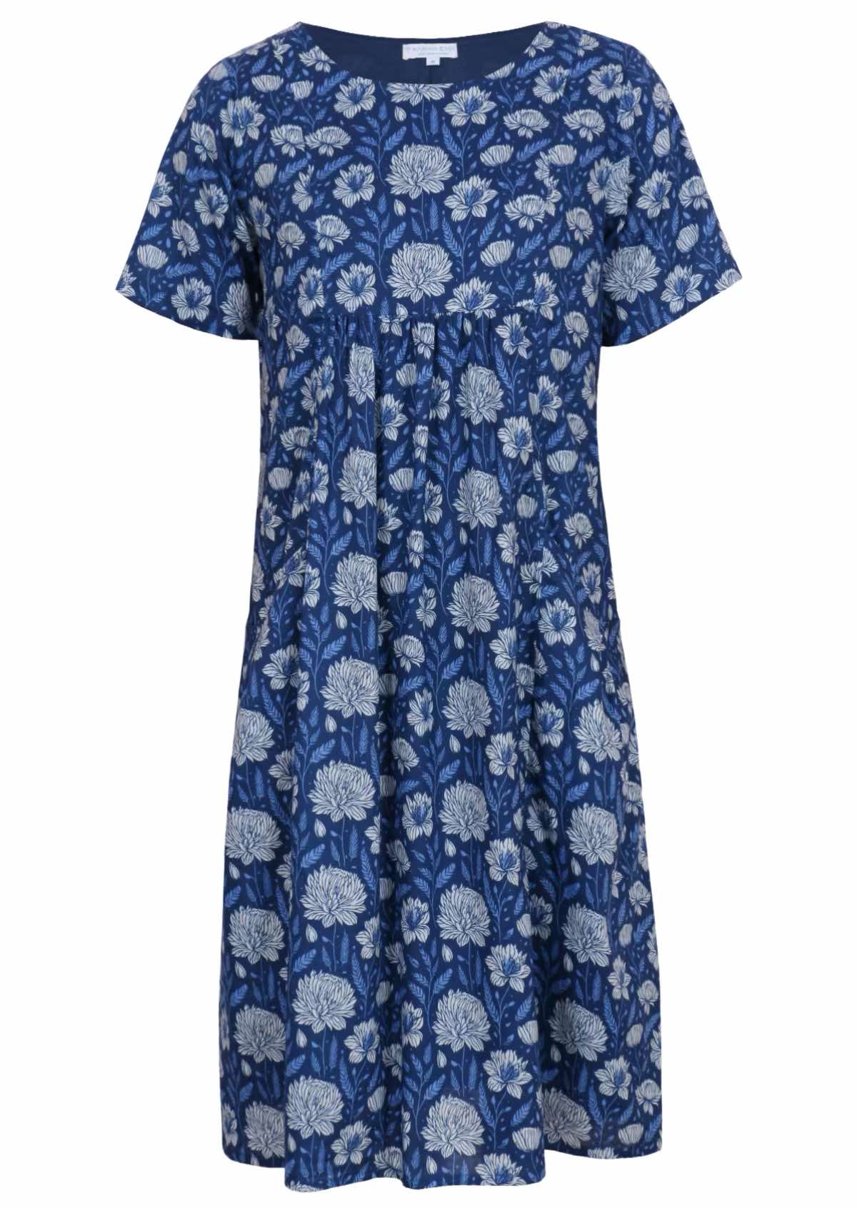 Frankie Dress Blue Meadow - Ysert