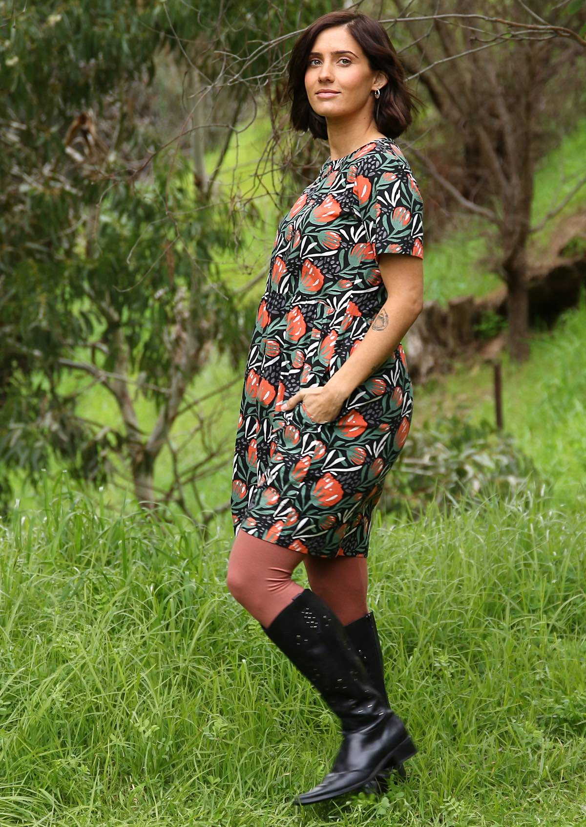 Mabel Dress Botany - Ysert