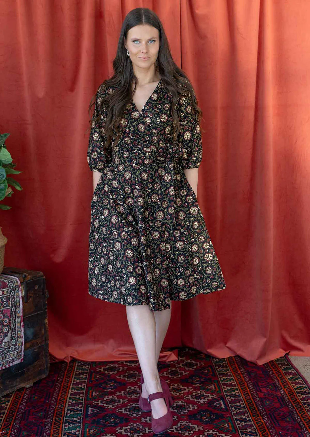Ella Wrap Dress Sahira - Ysert
