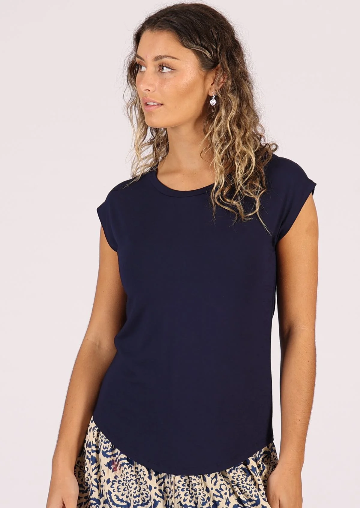 Shell T-shirt Navy Blue - Ysert