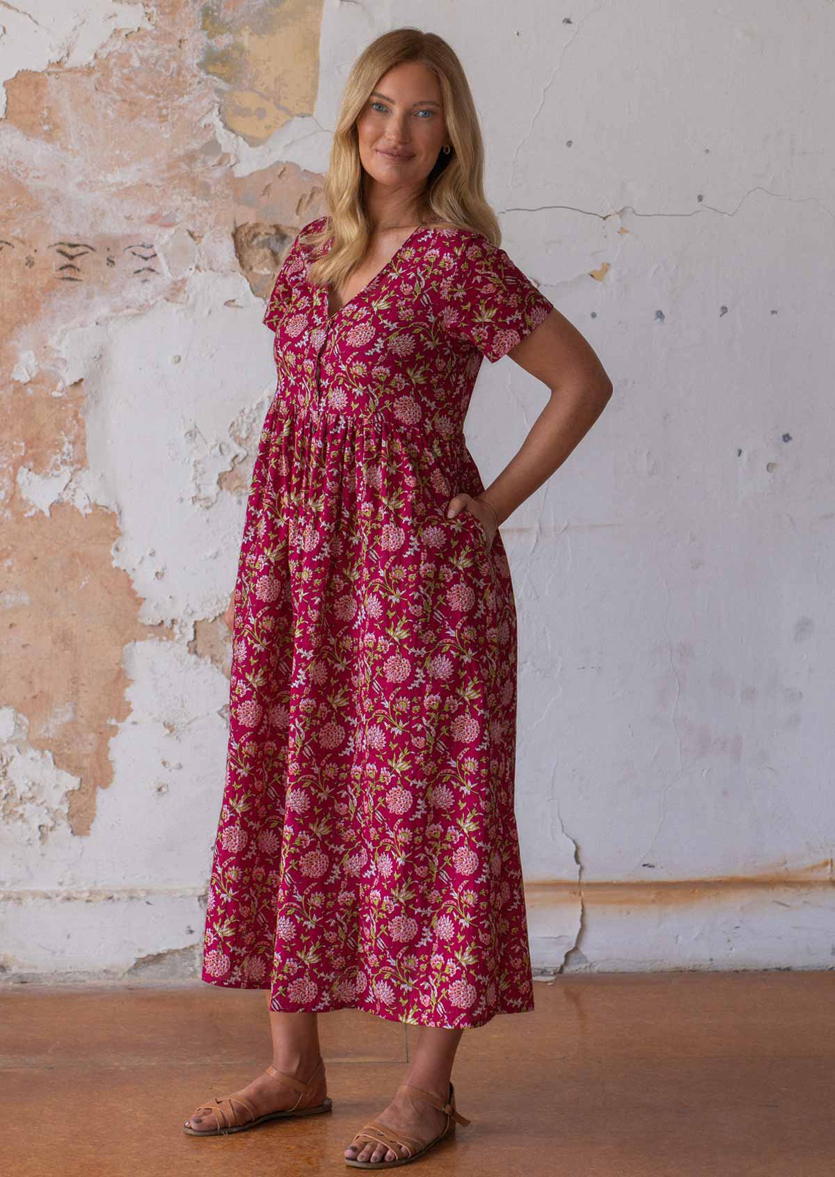 Promenade Dress Cranberry - Ysert