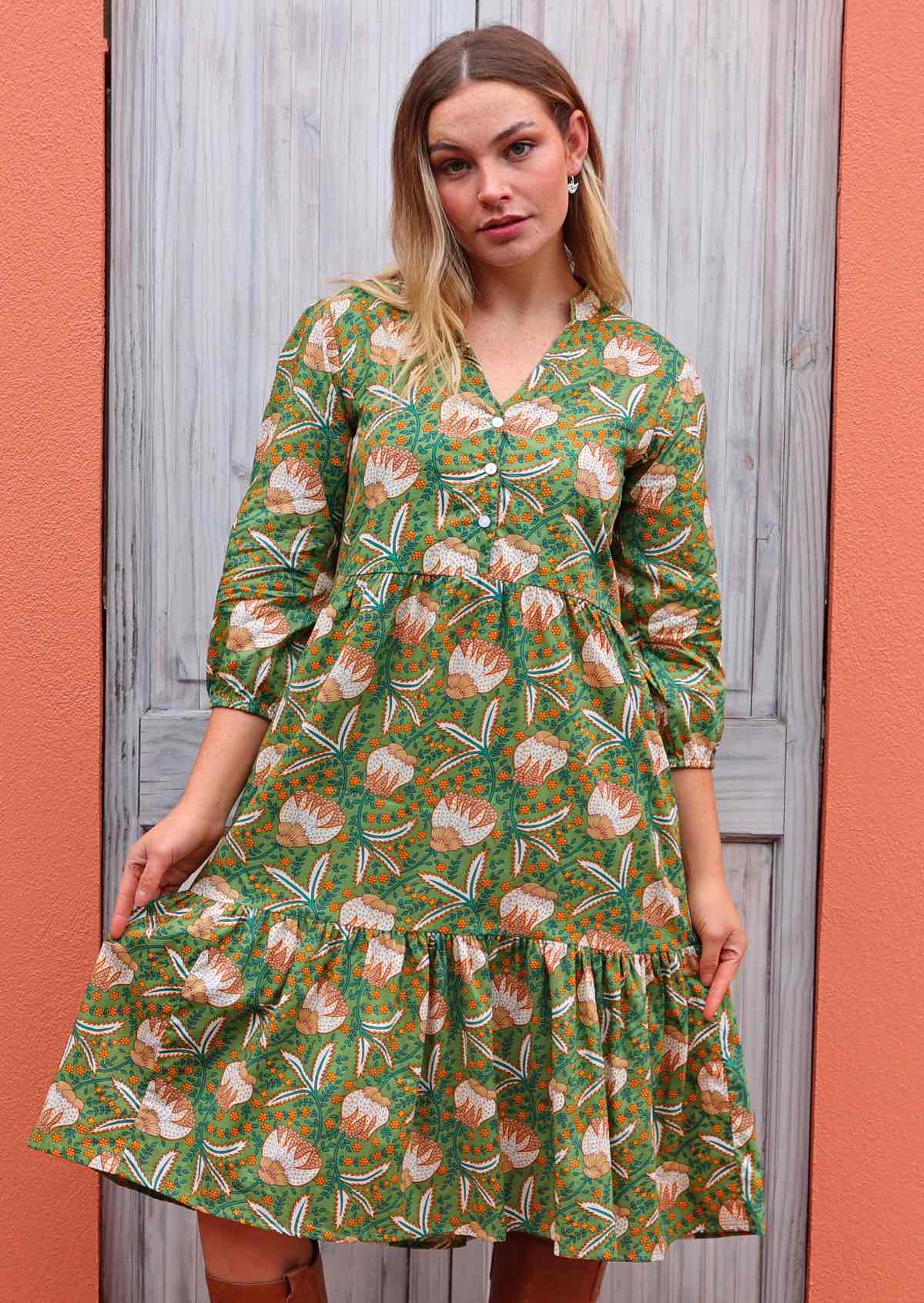 Tiered Midi Dress Keisha - Ysert